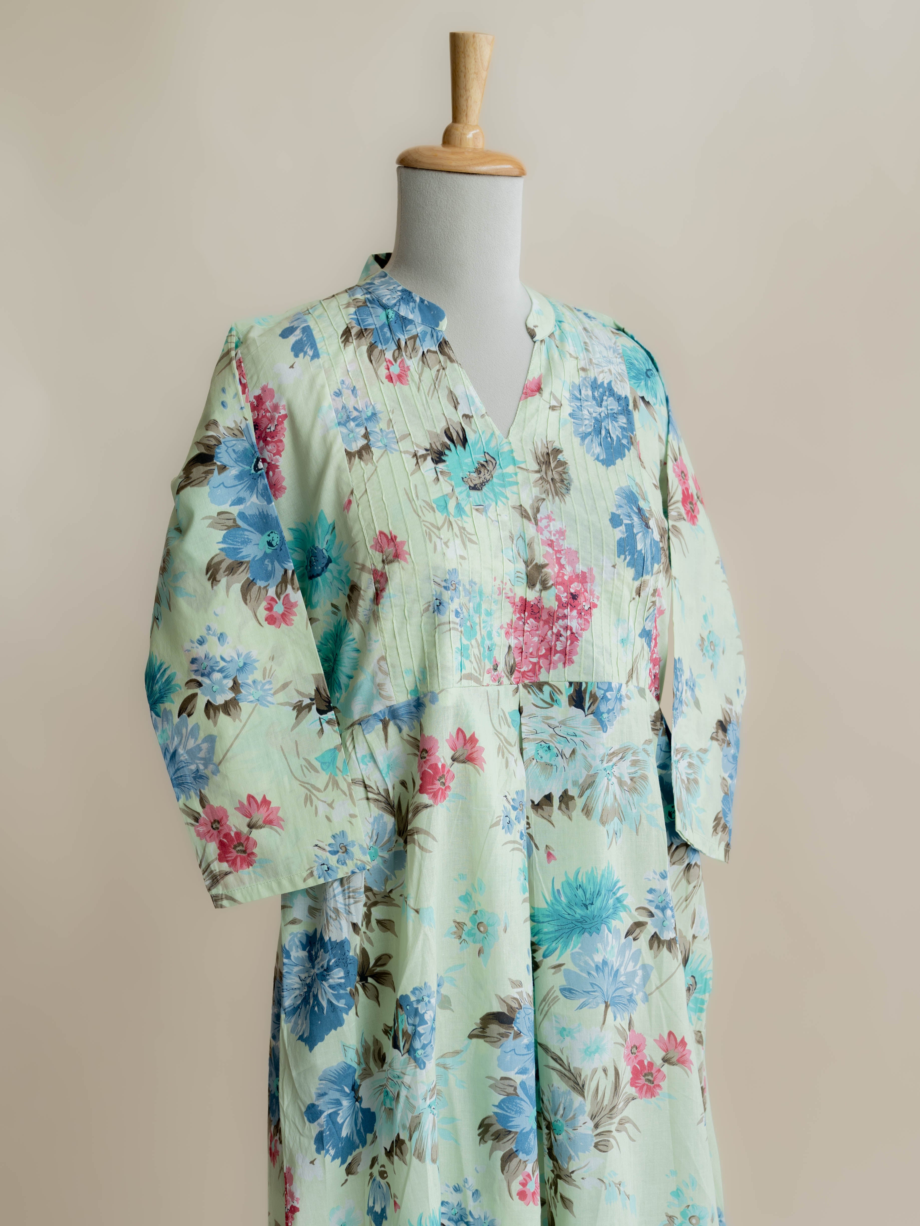 Apurva Cotton Printed A-Line Kurta