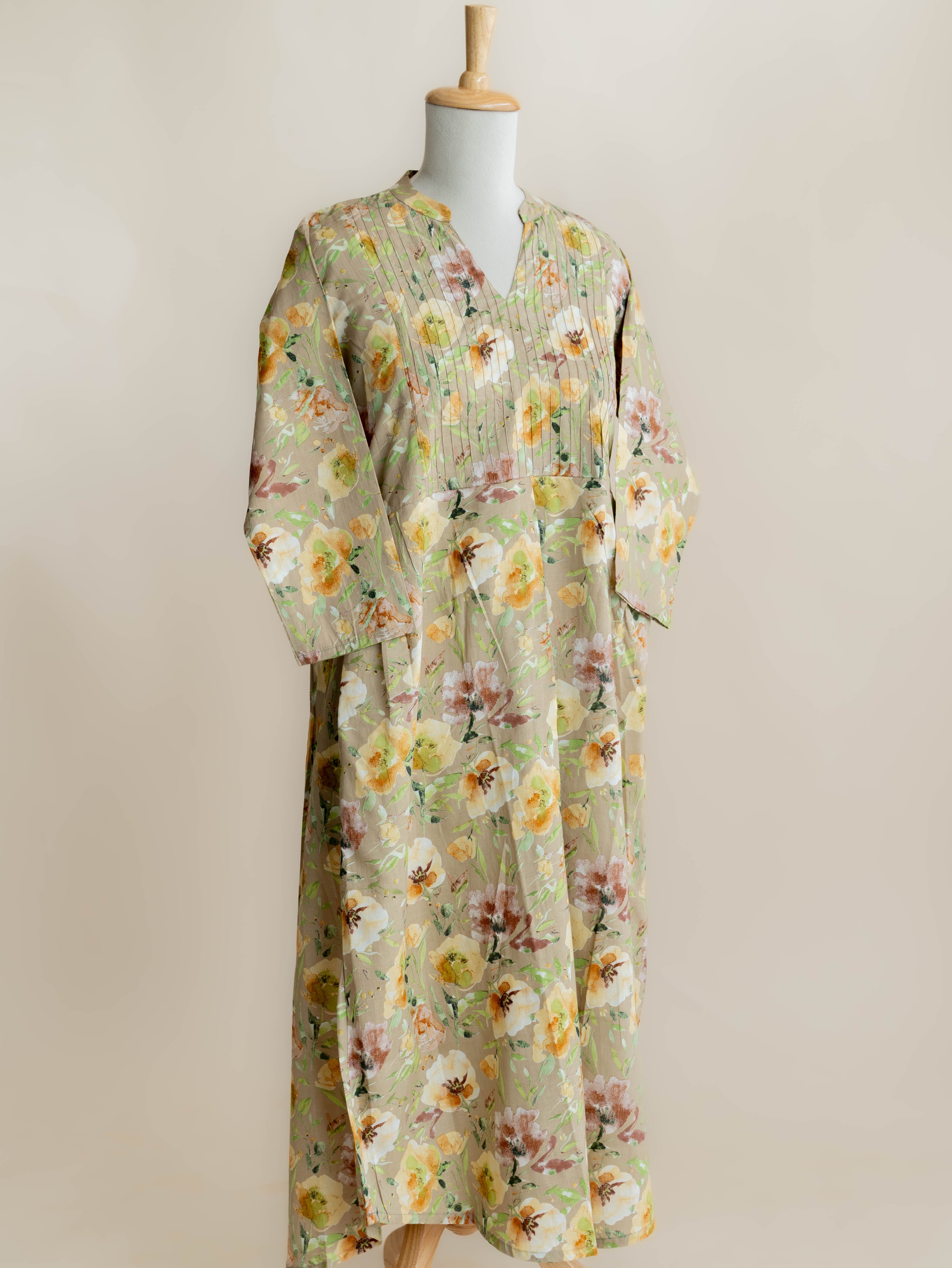 Ann Cotton Printed A-Line Kurta