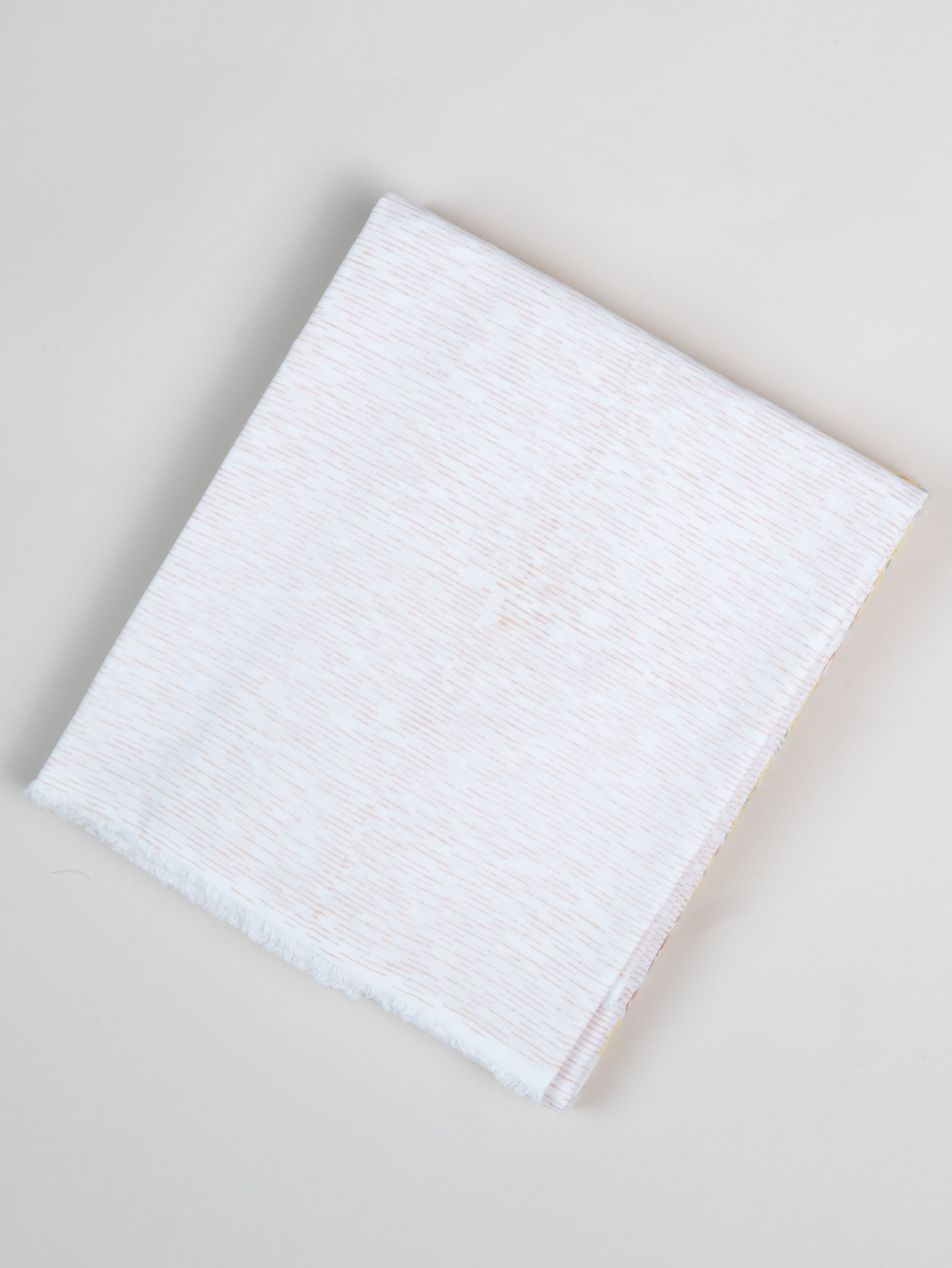 Cotton Block Printed Unstitched Suit Set - 3 Piece