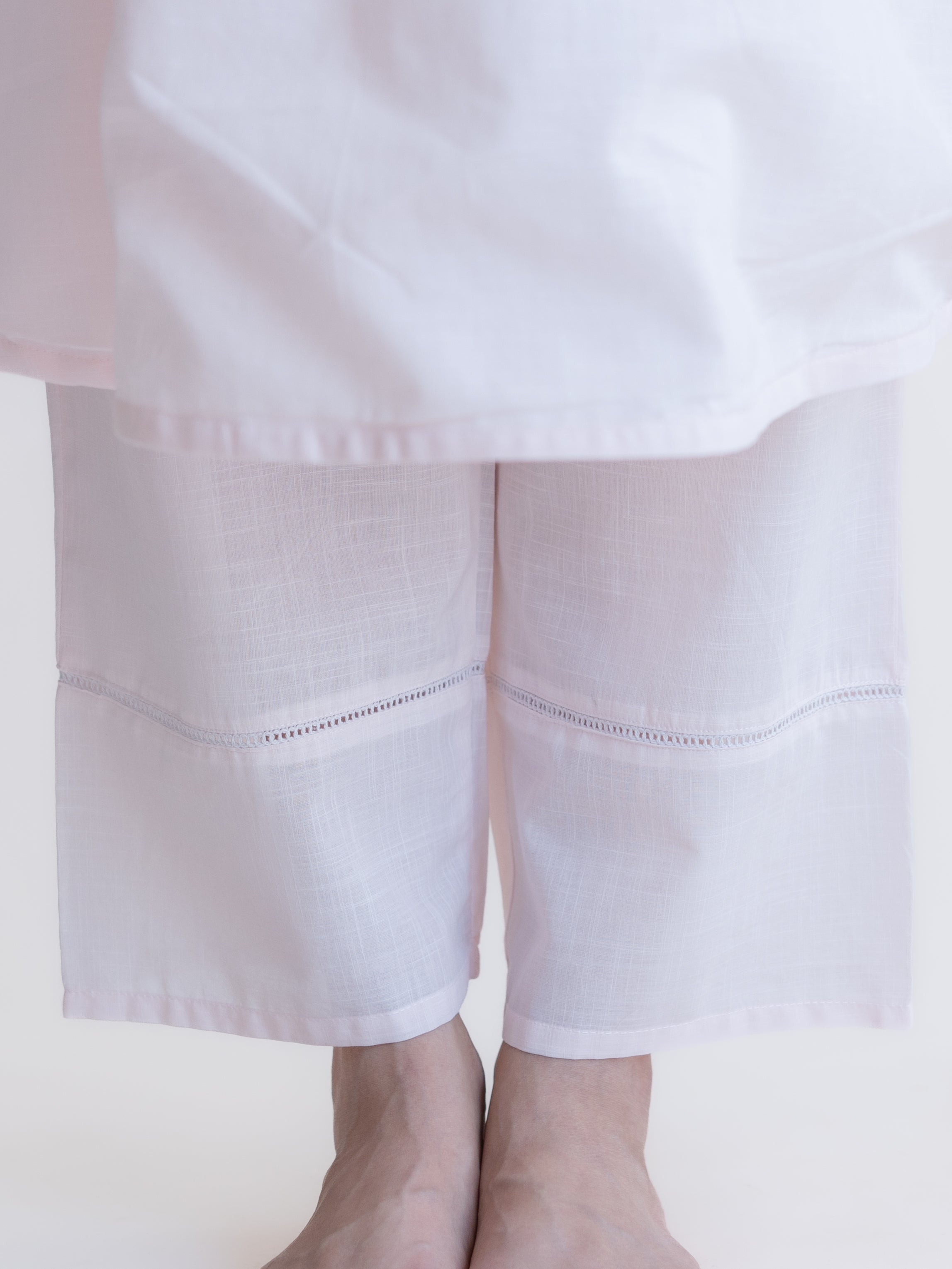 Zimryn Cotton Embroidered A-Line Suit Set