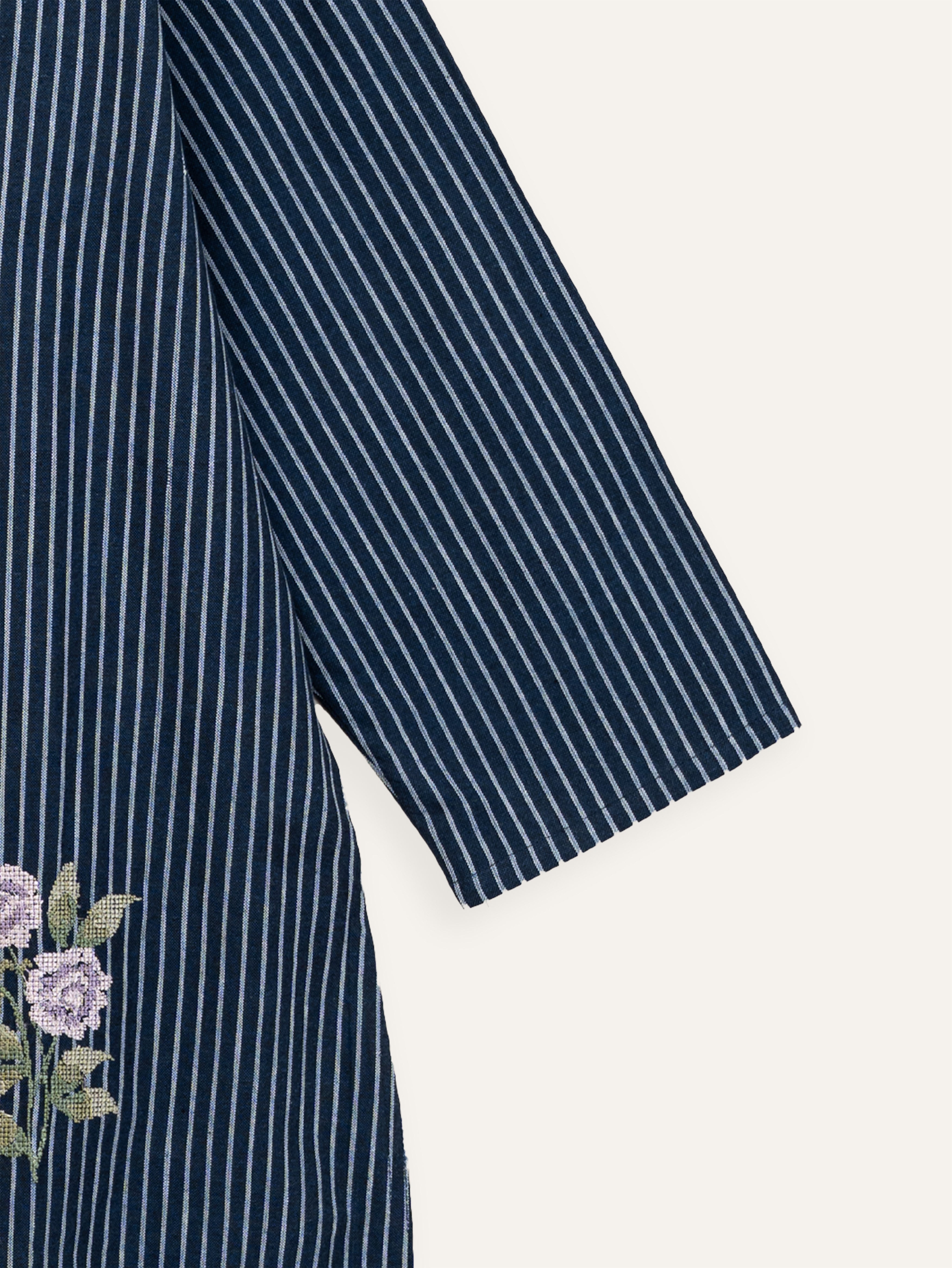 Haneen Cotton Handloom Embroidered Straight Kurta