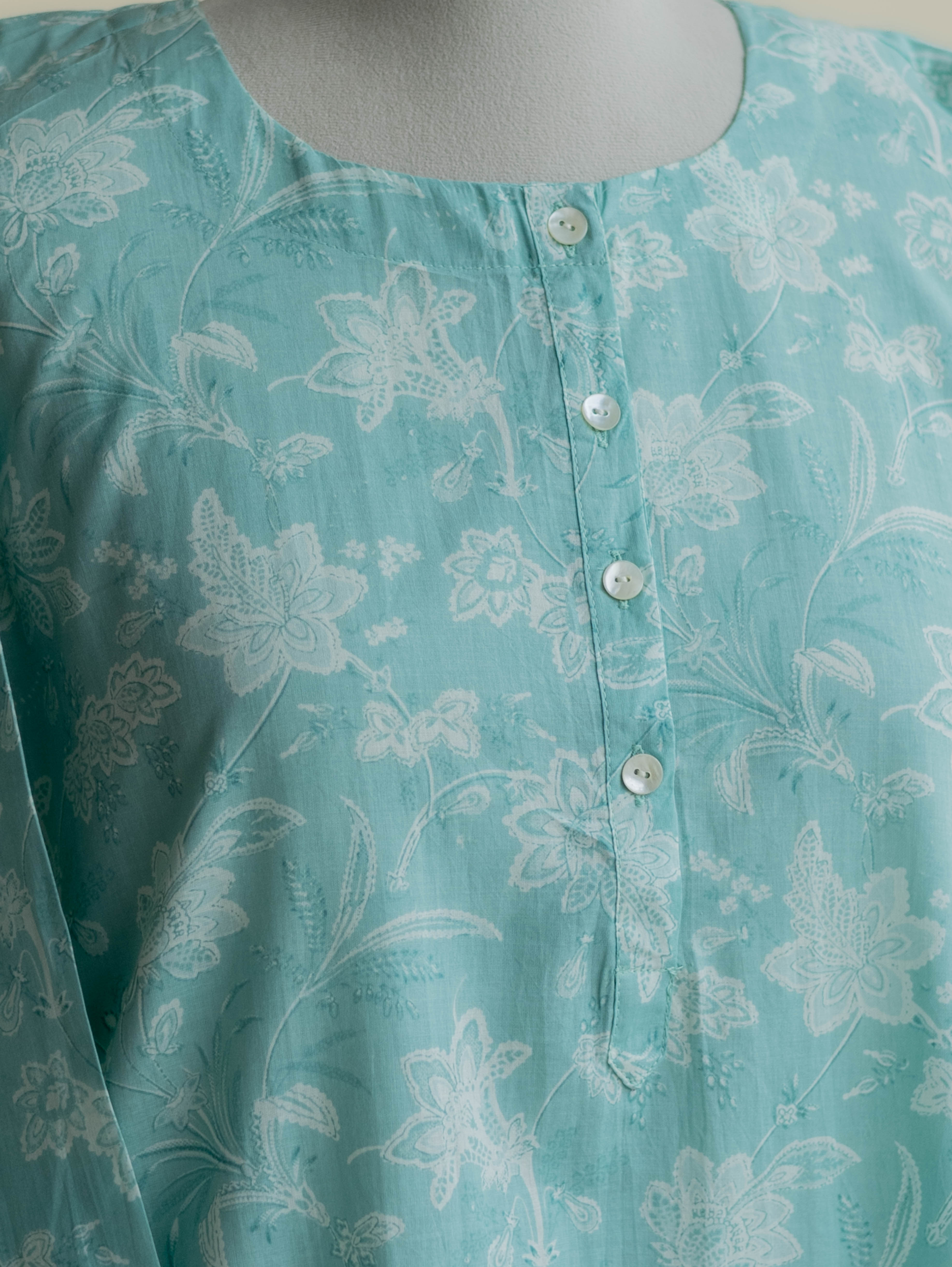 Alaka Cotton Printed Straight Kurta