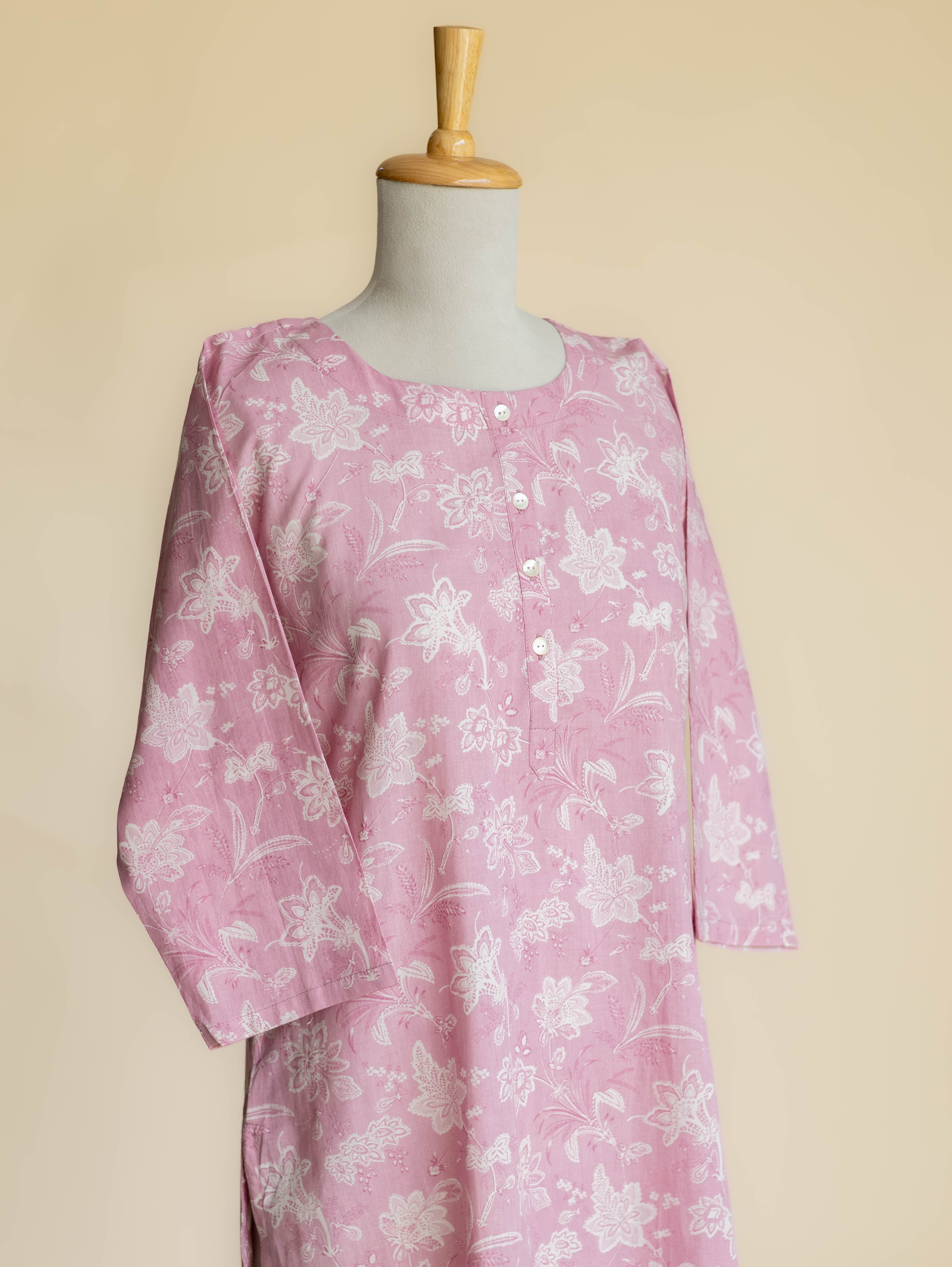Yahiya Cotton Printed Straight Kurta
