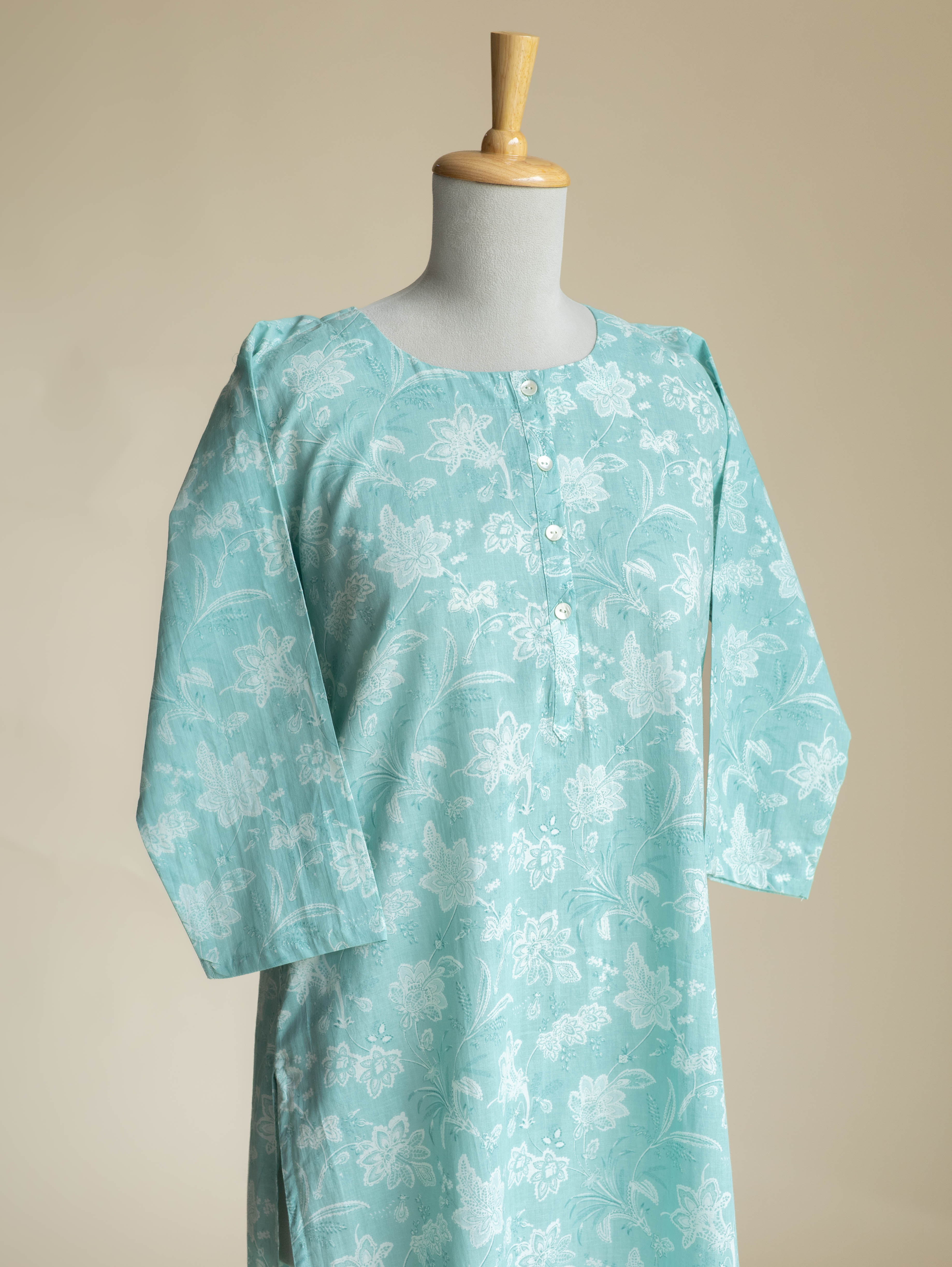 Alaka Cotton Printed Straight Kurta