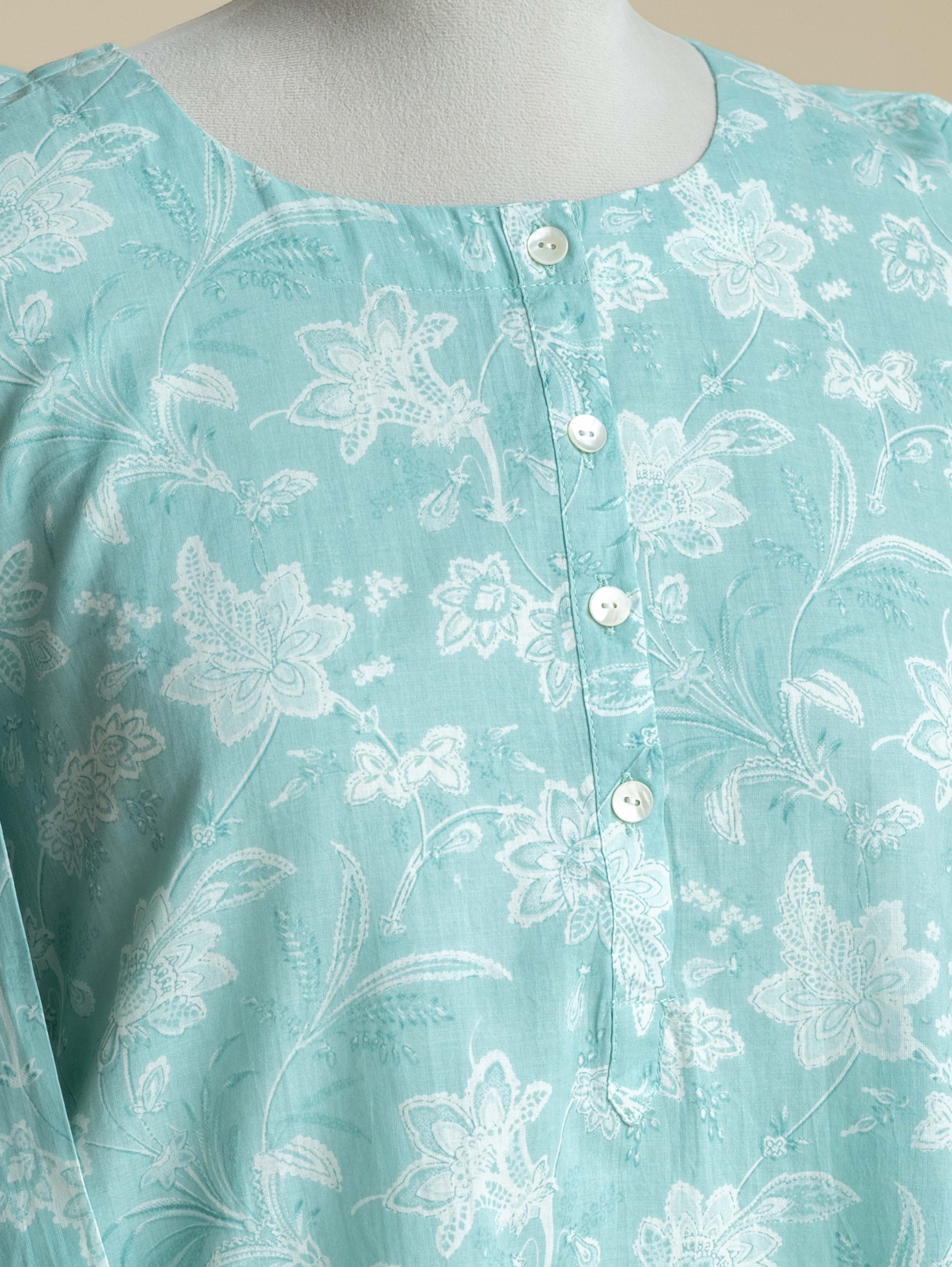 Alaka Cotton Printed Straight Kurta