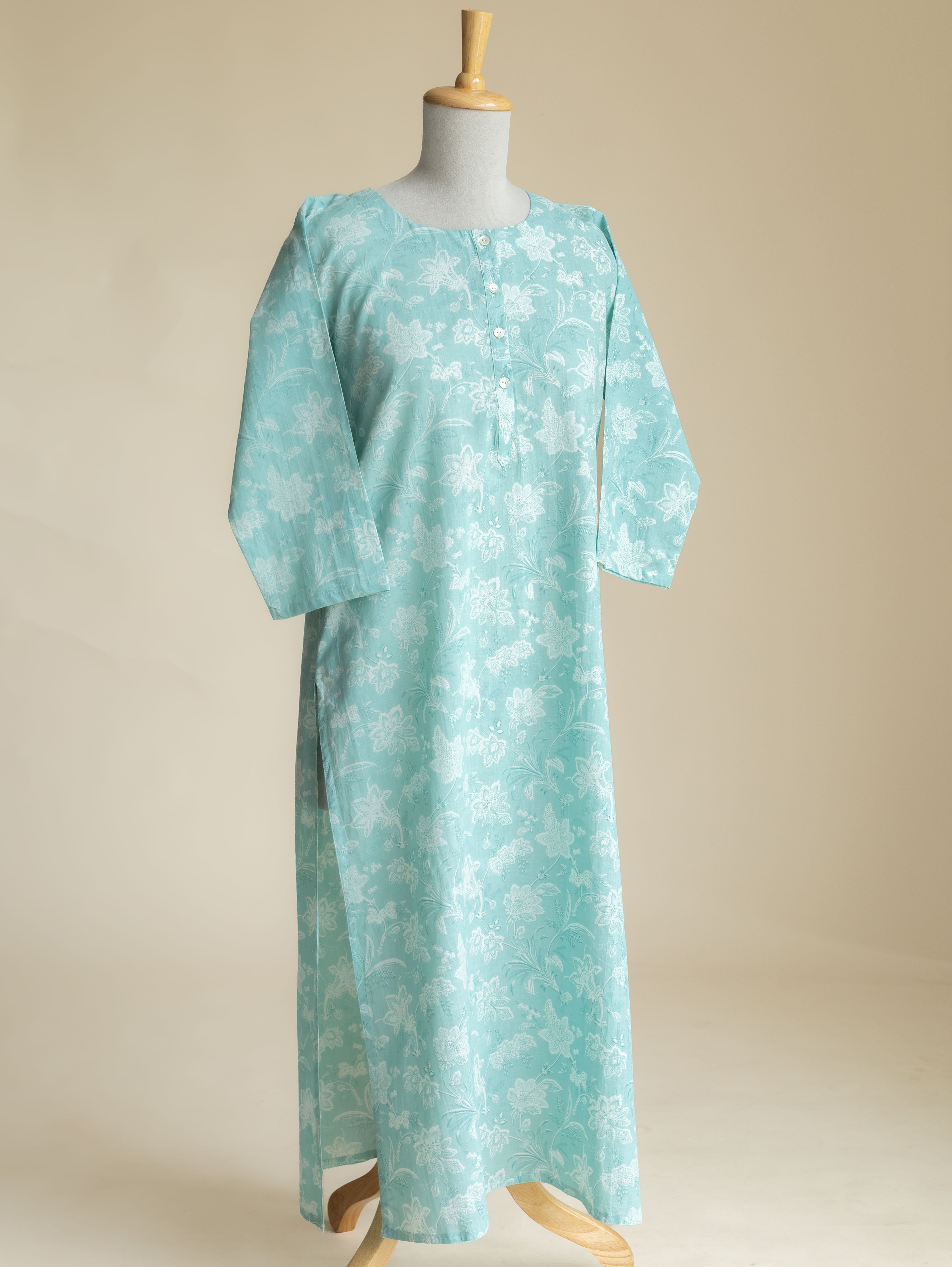 Alaka Cotton Printed Straight Kurta