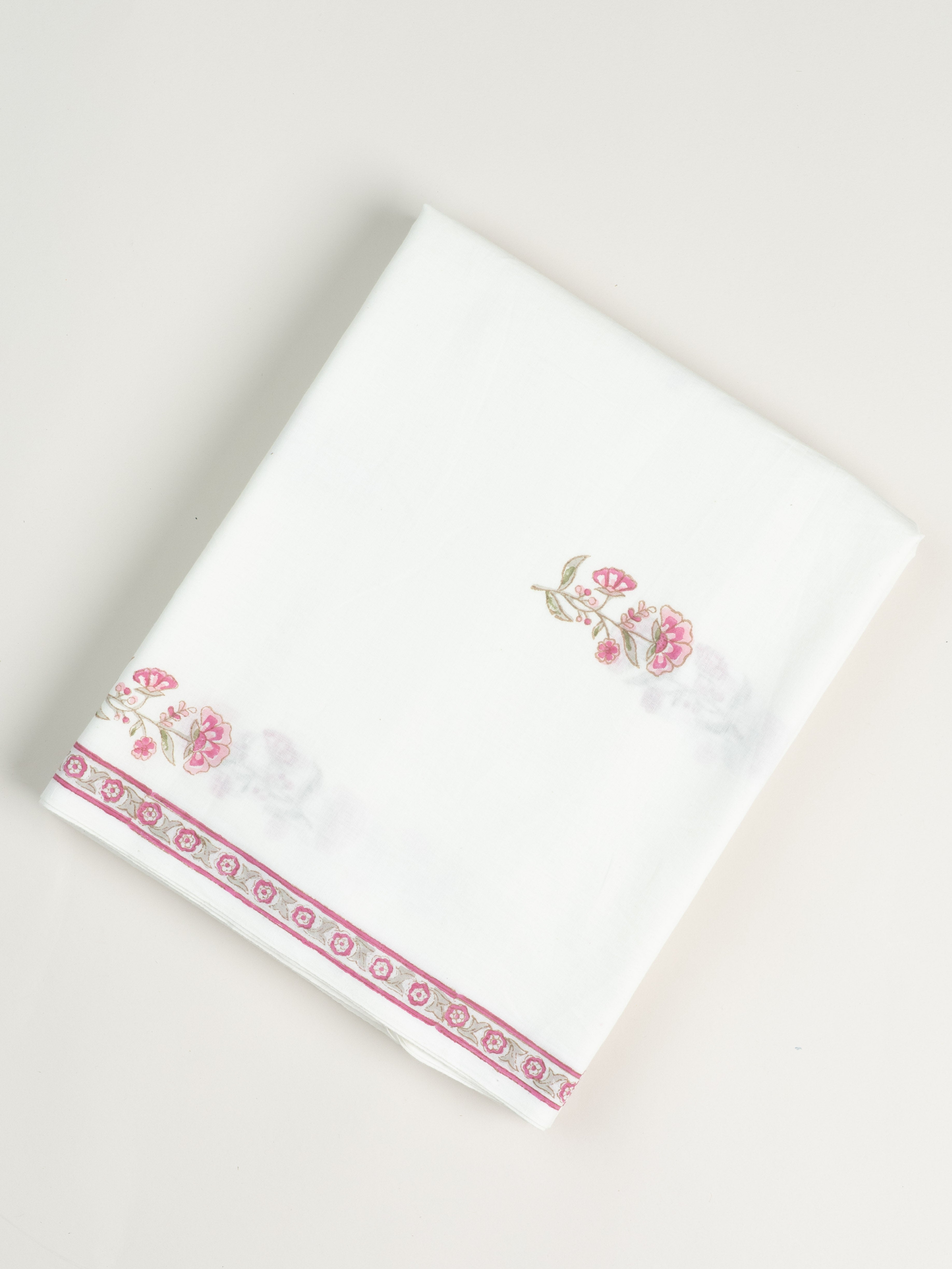 Shreya Cotton Block Printed Unstitched Suit Set - 3 Piece