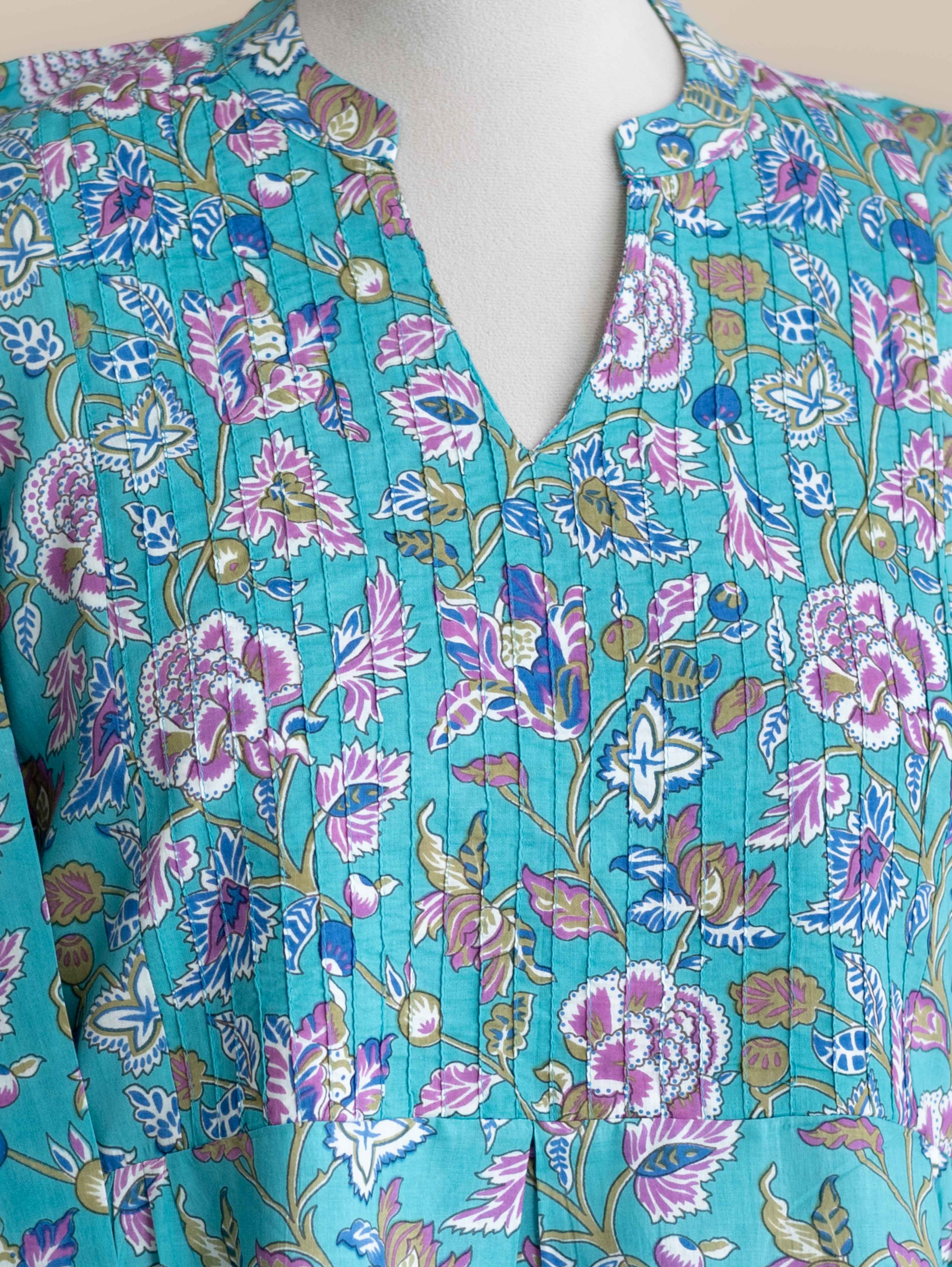 Fahima Cotton Printed A-Line Kurta