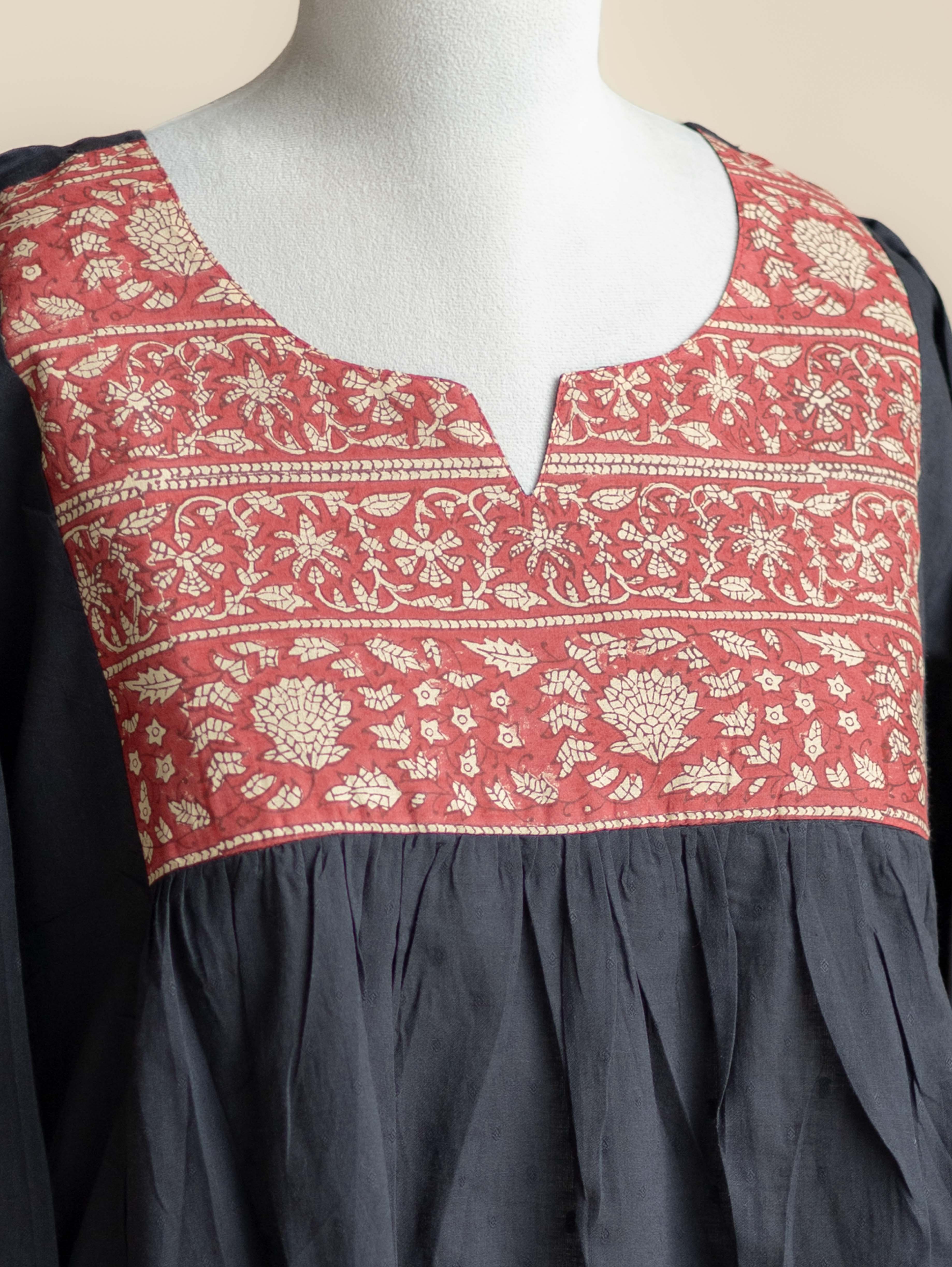 Nivara Cotton Plain A-Line Kurta