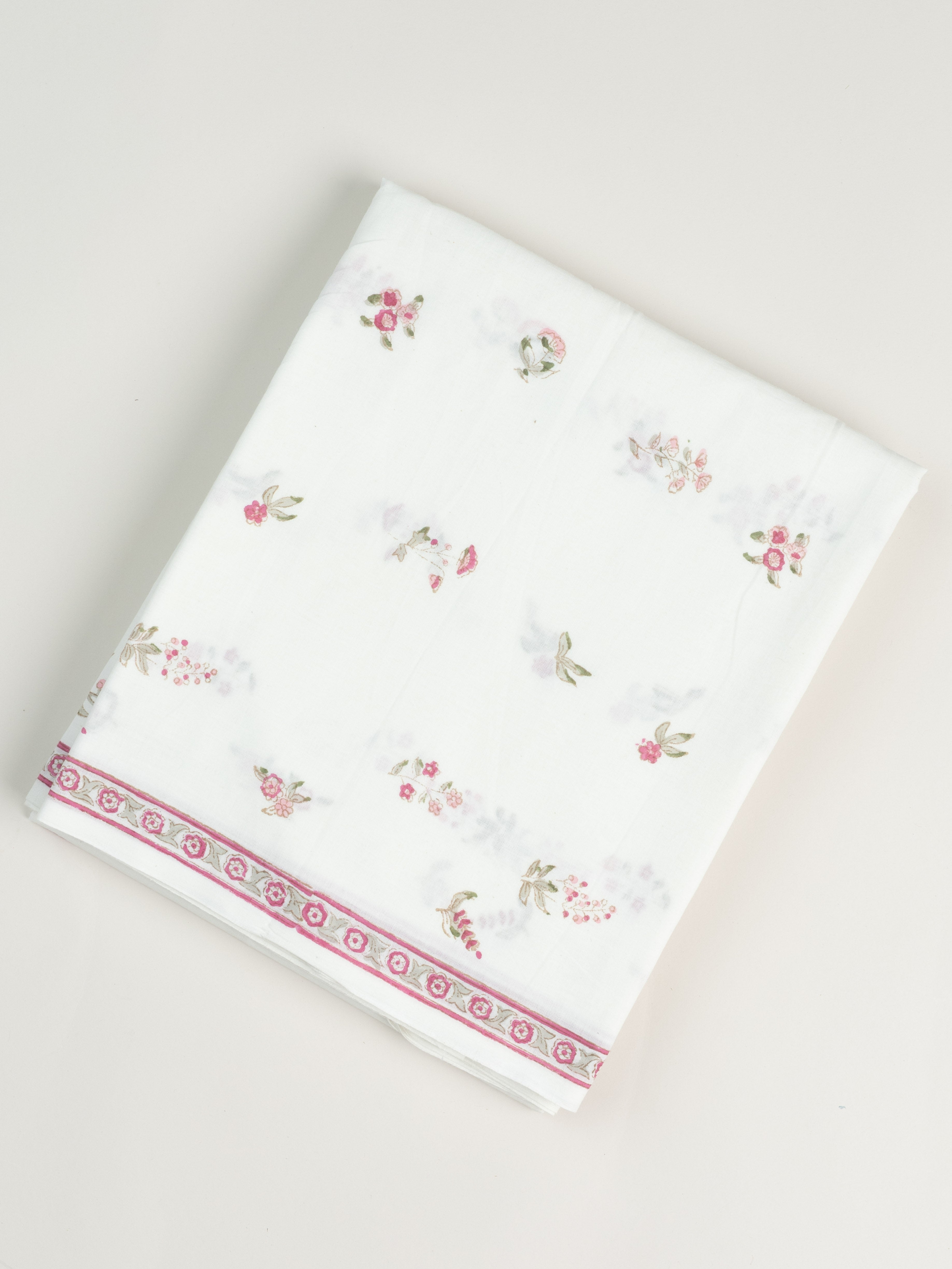 Shreya Cotton Block Printed Unstitched Suit Set - 3 Piece