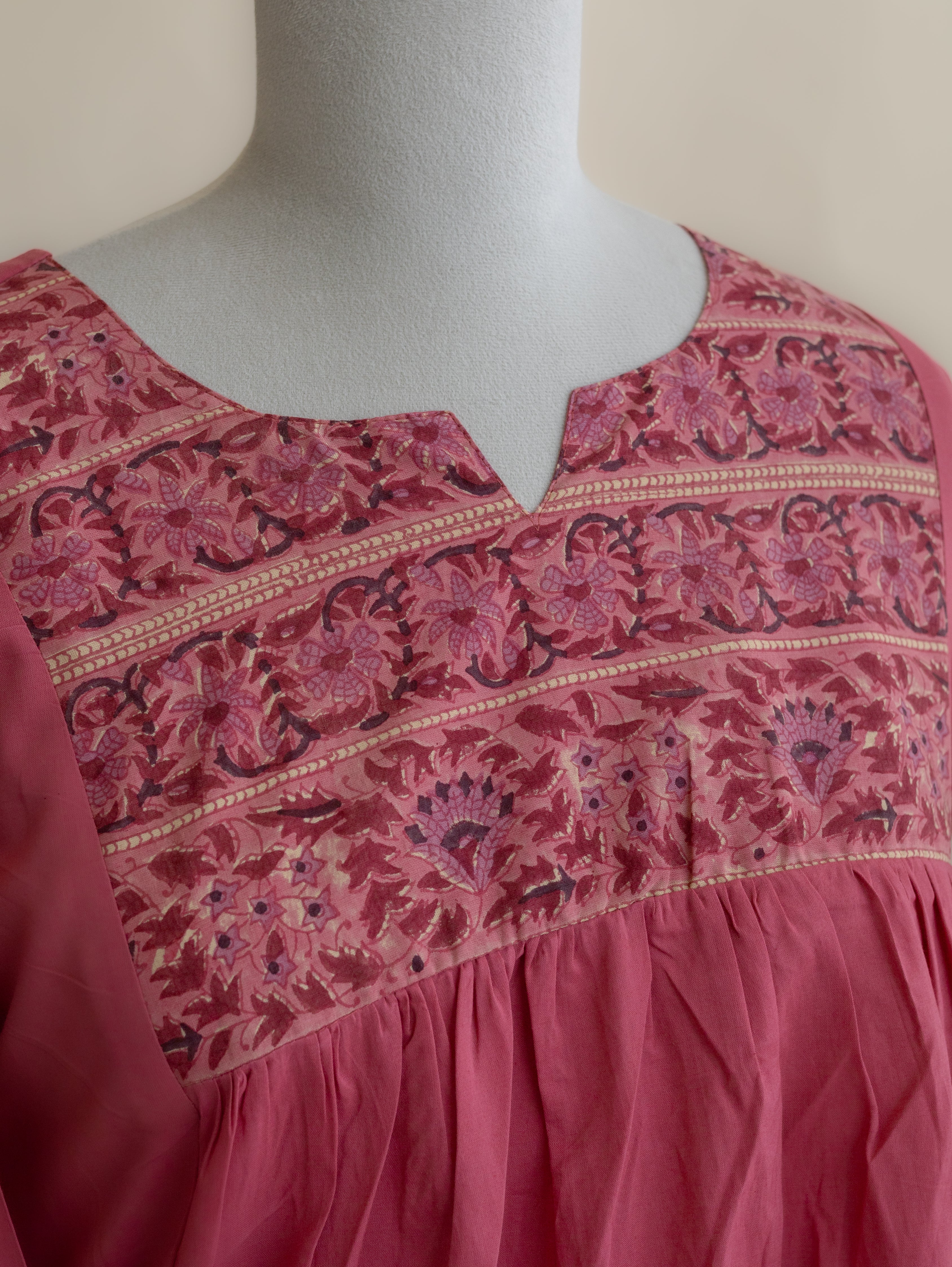 Shahza Cotton Plain A-Line Kurta