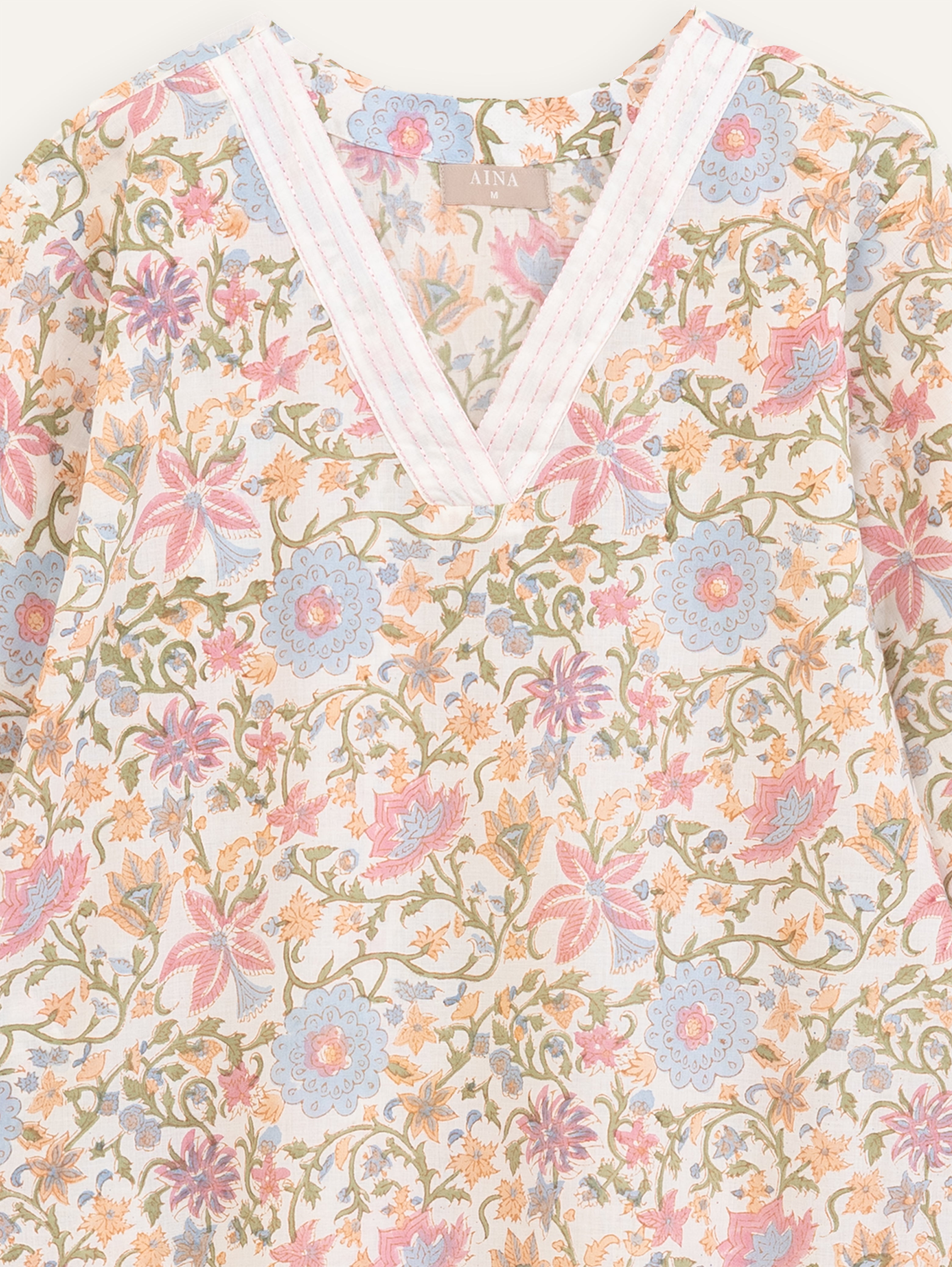 Sunena Cotton Block Printed Straight Kurta