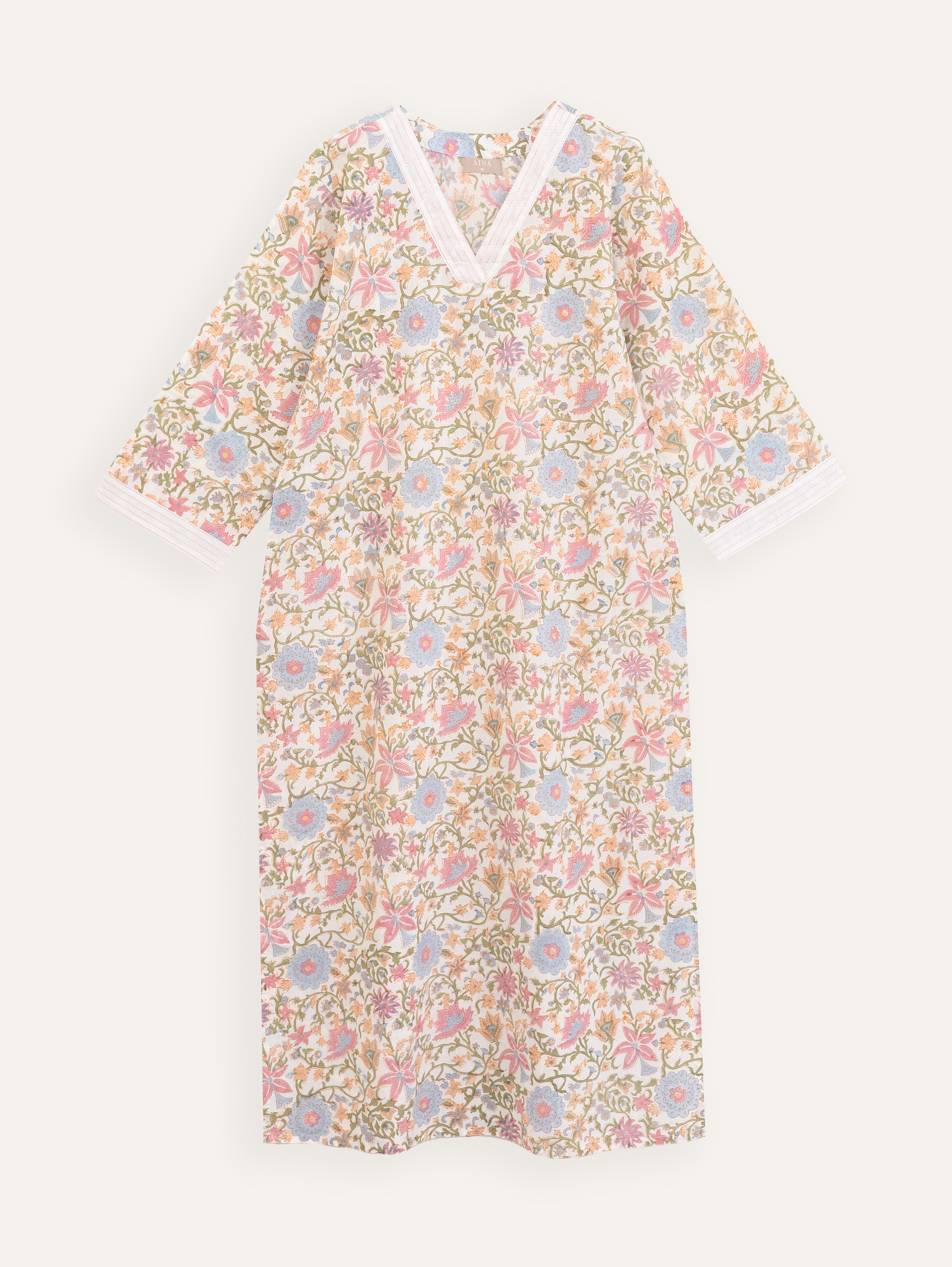 Sunena Cotton Block Printed Straight Kurta