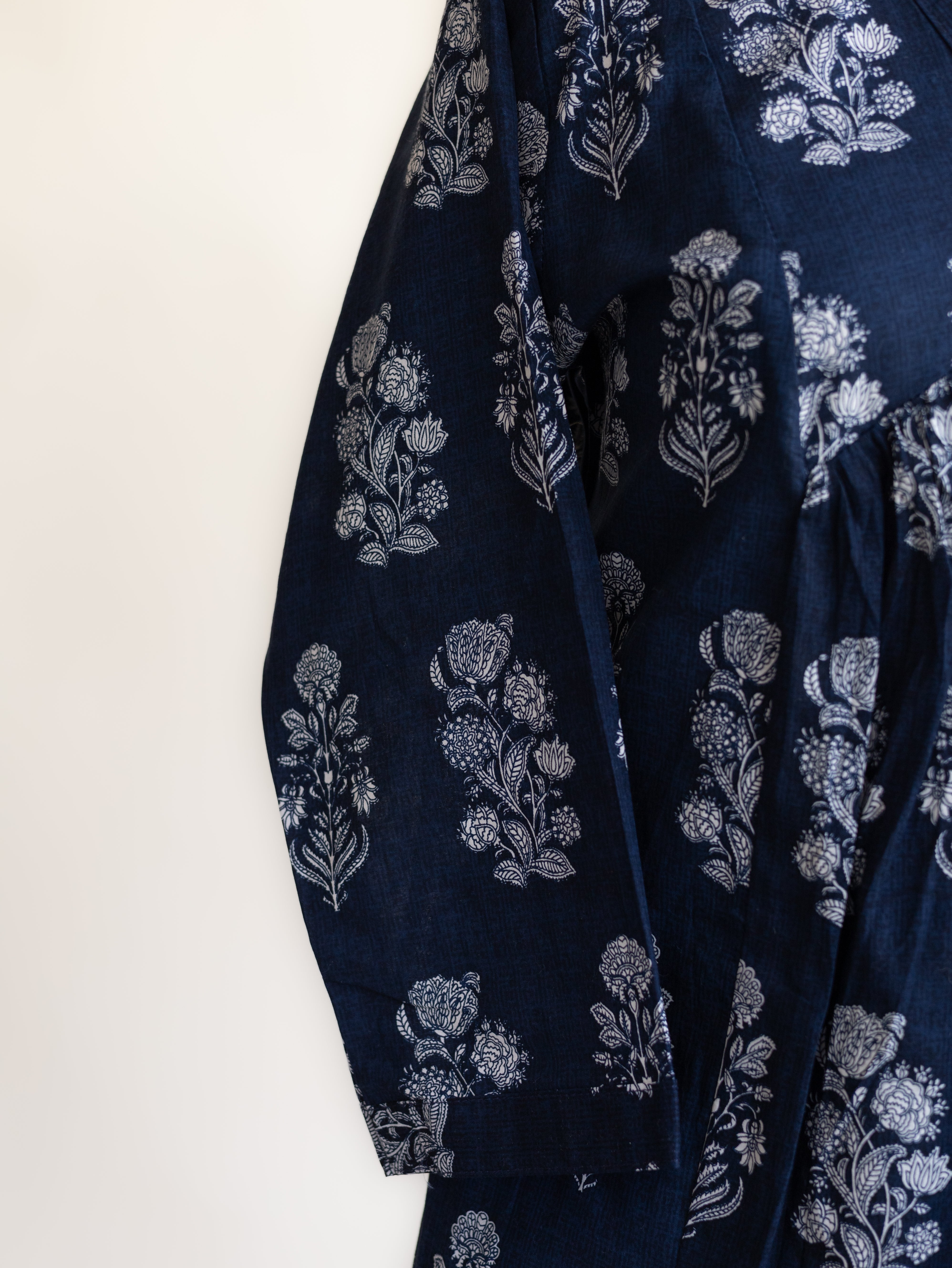 Clara Cotton Printed A-Line Kurta