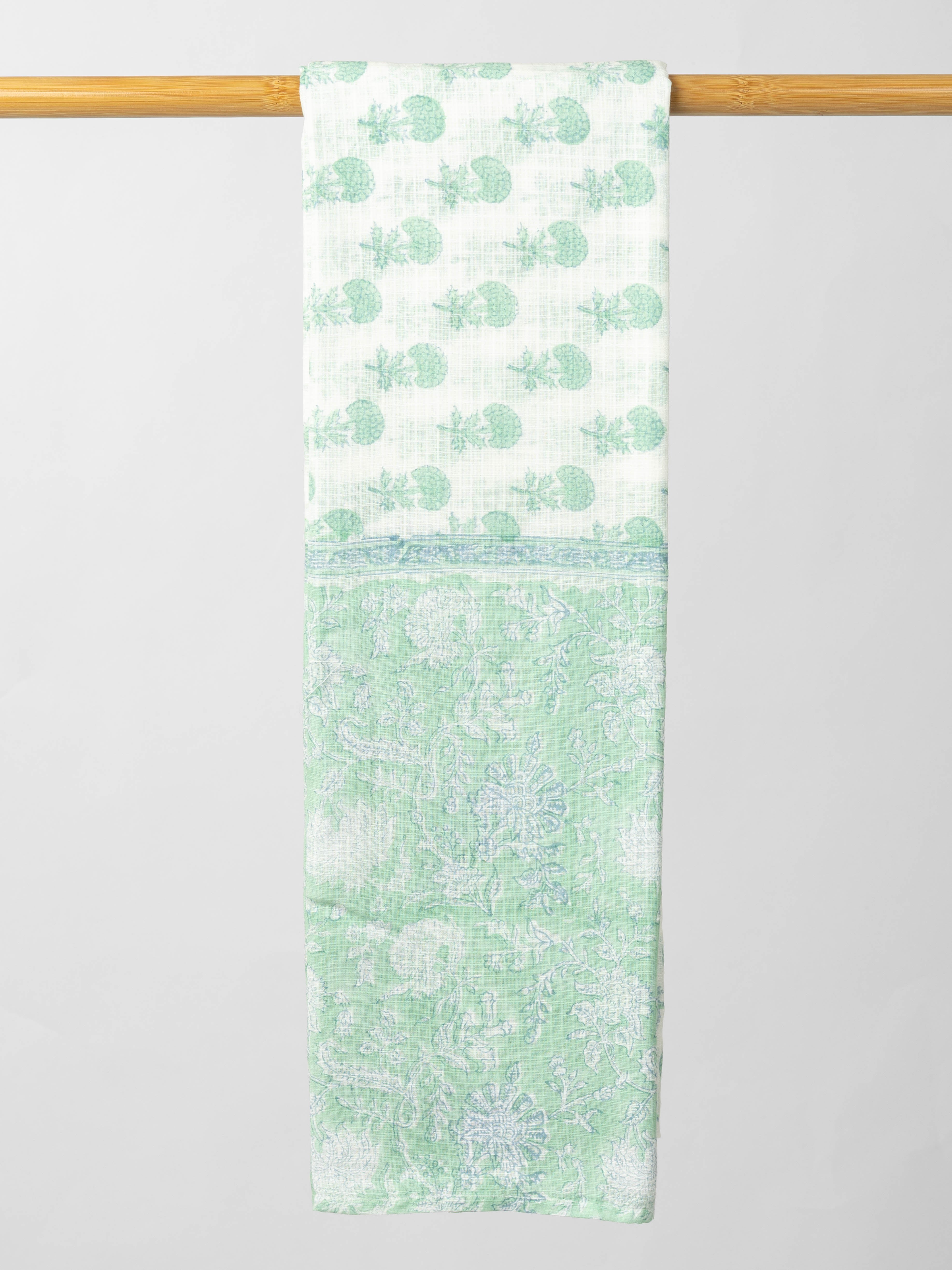 Maliha Kota Doria Block Printed Dupatta