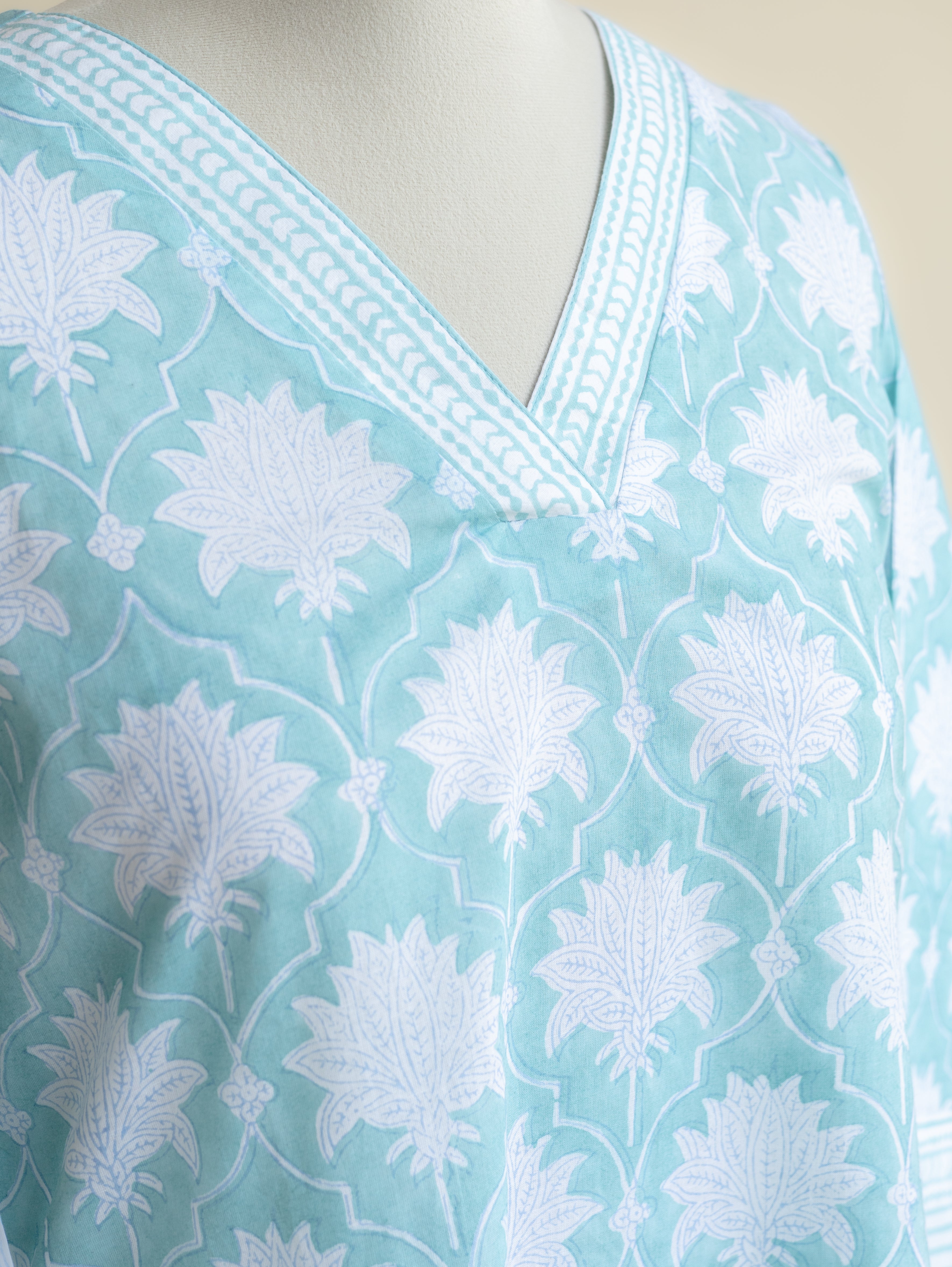Mithila Cotton Block Printed A-Line Kurta