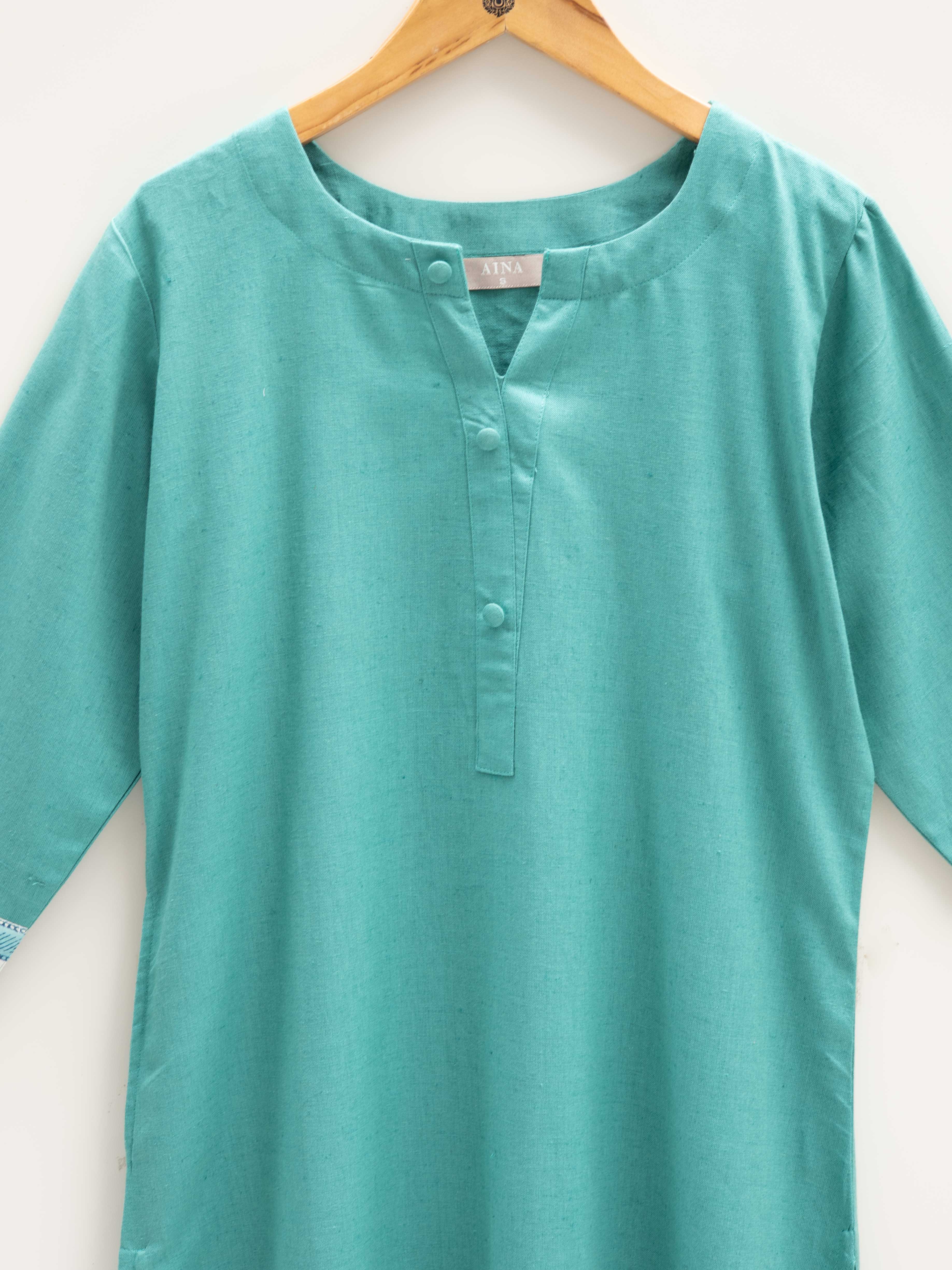 Cotton Plain Straight Kurta