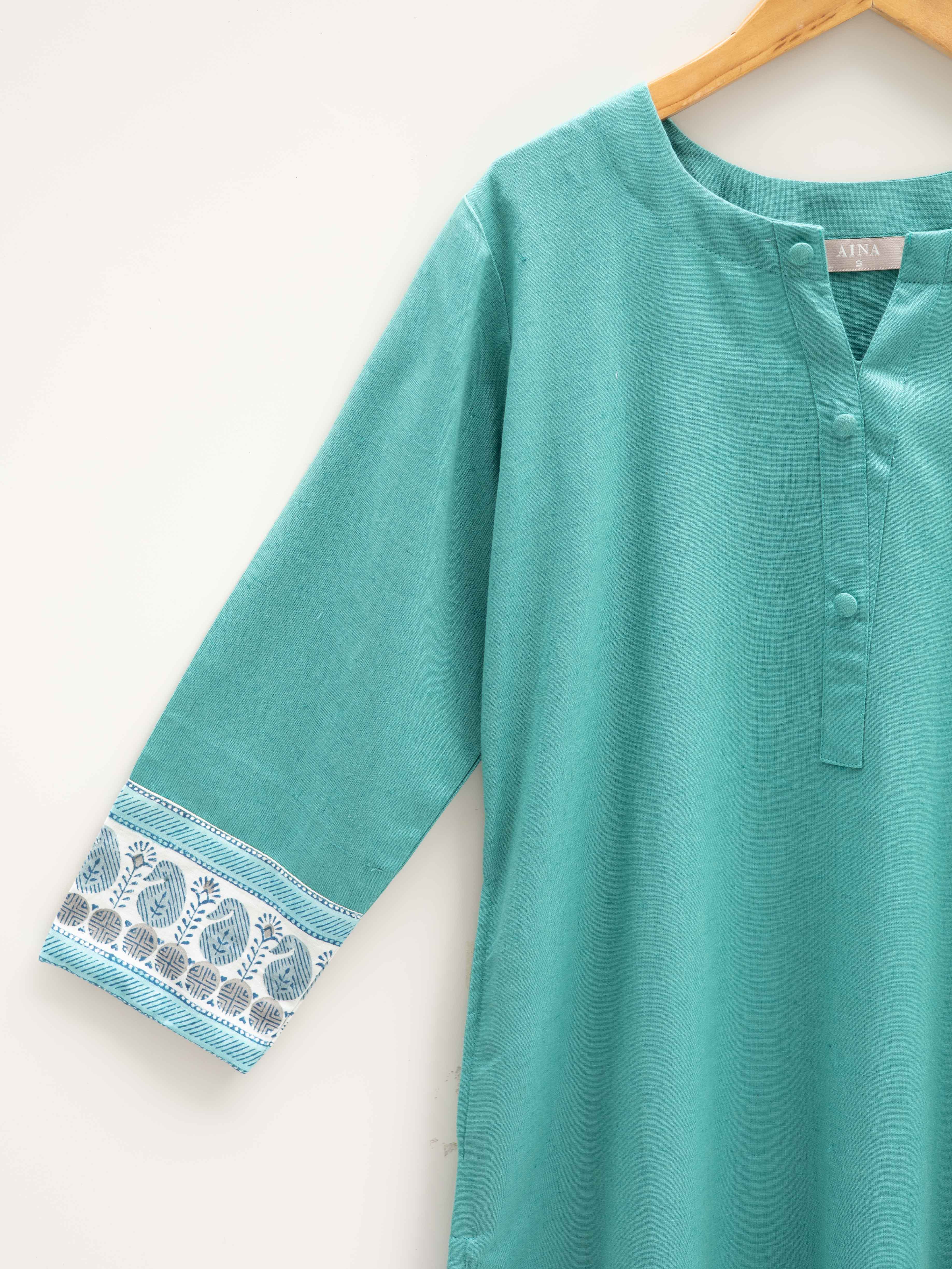 Cotton Plain Straight Kurta