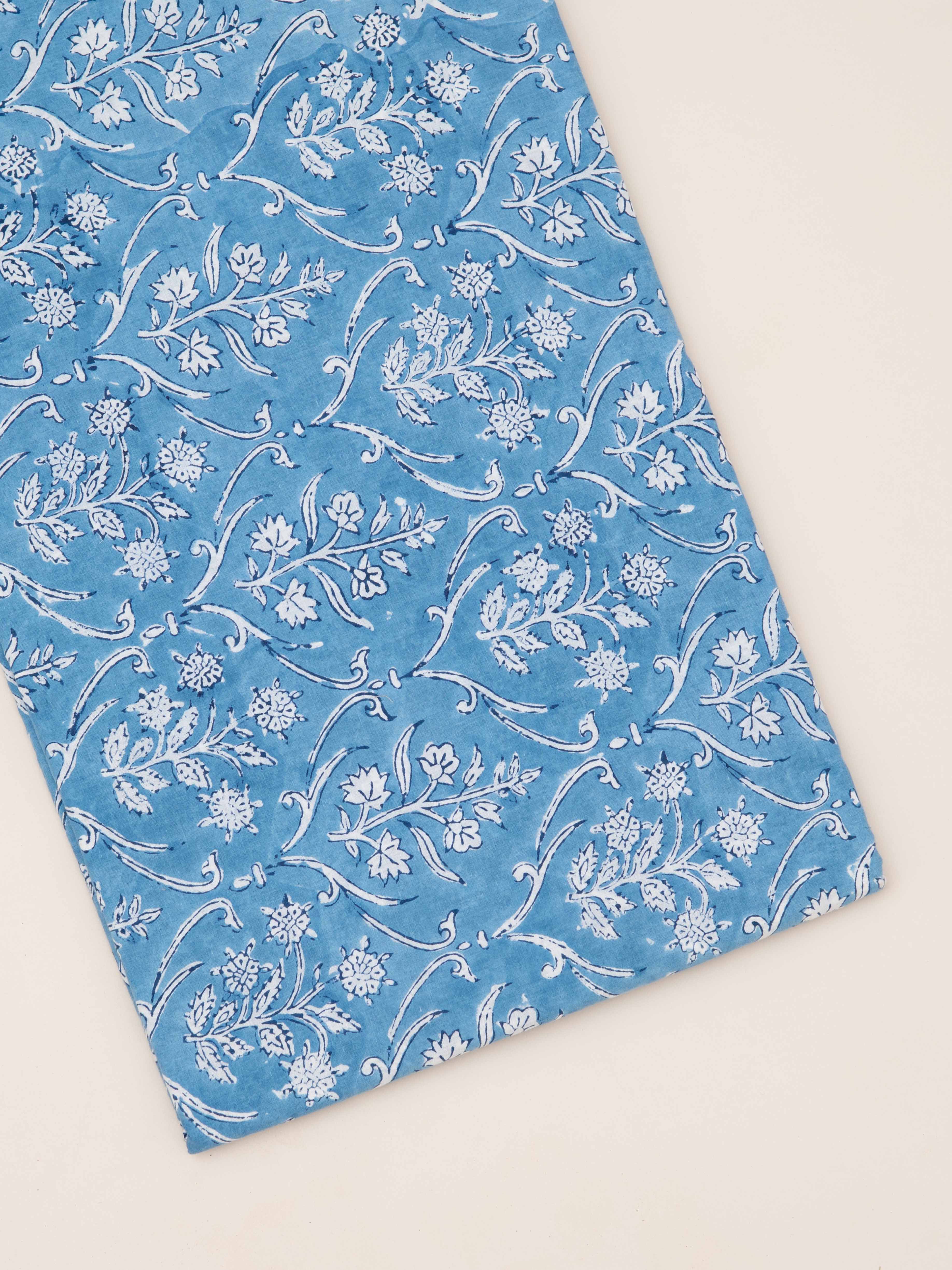 Cotton Hand Block Print Fabric