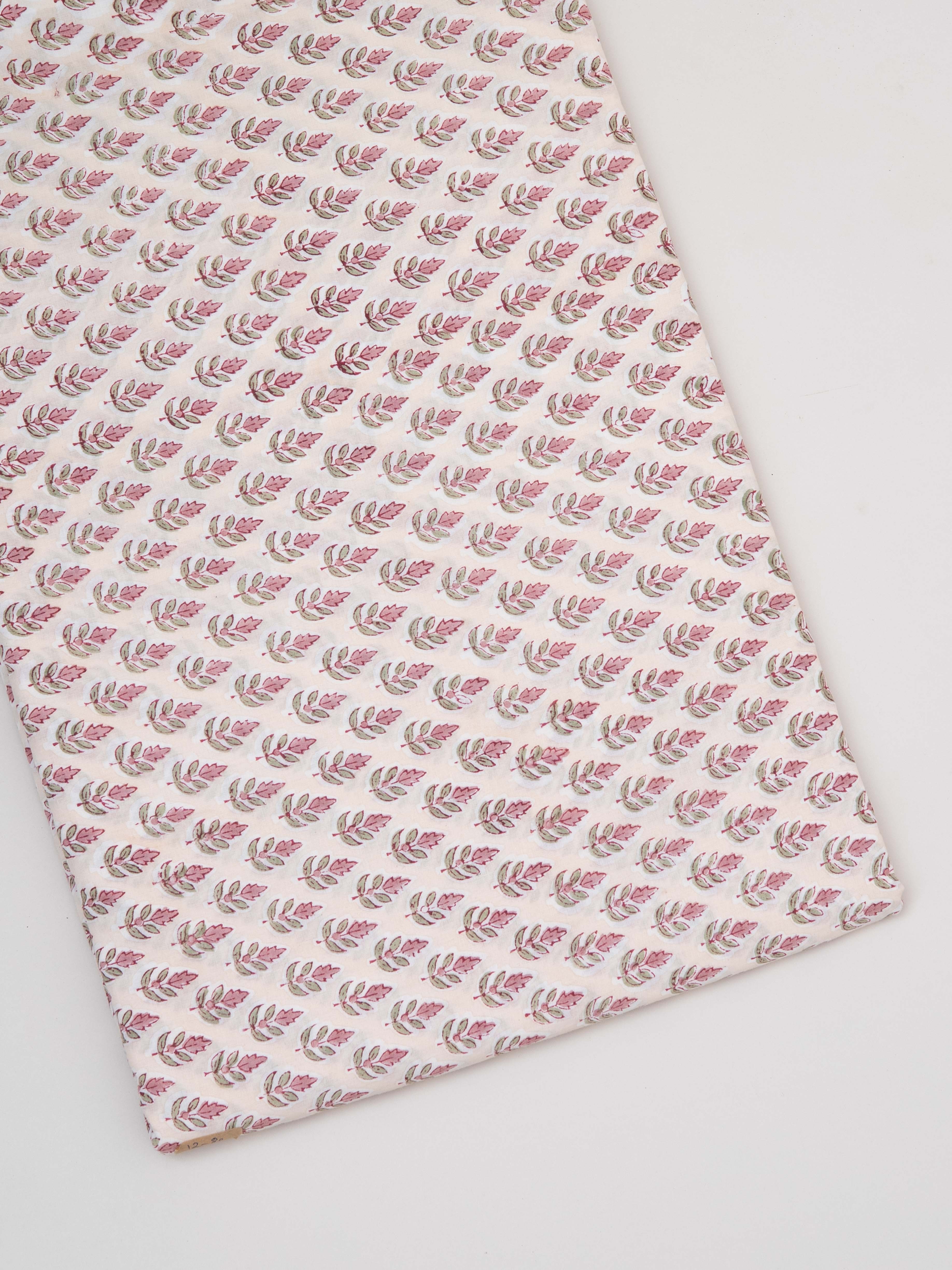 Cotton Hand Block Print Fabric