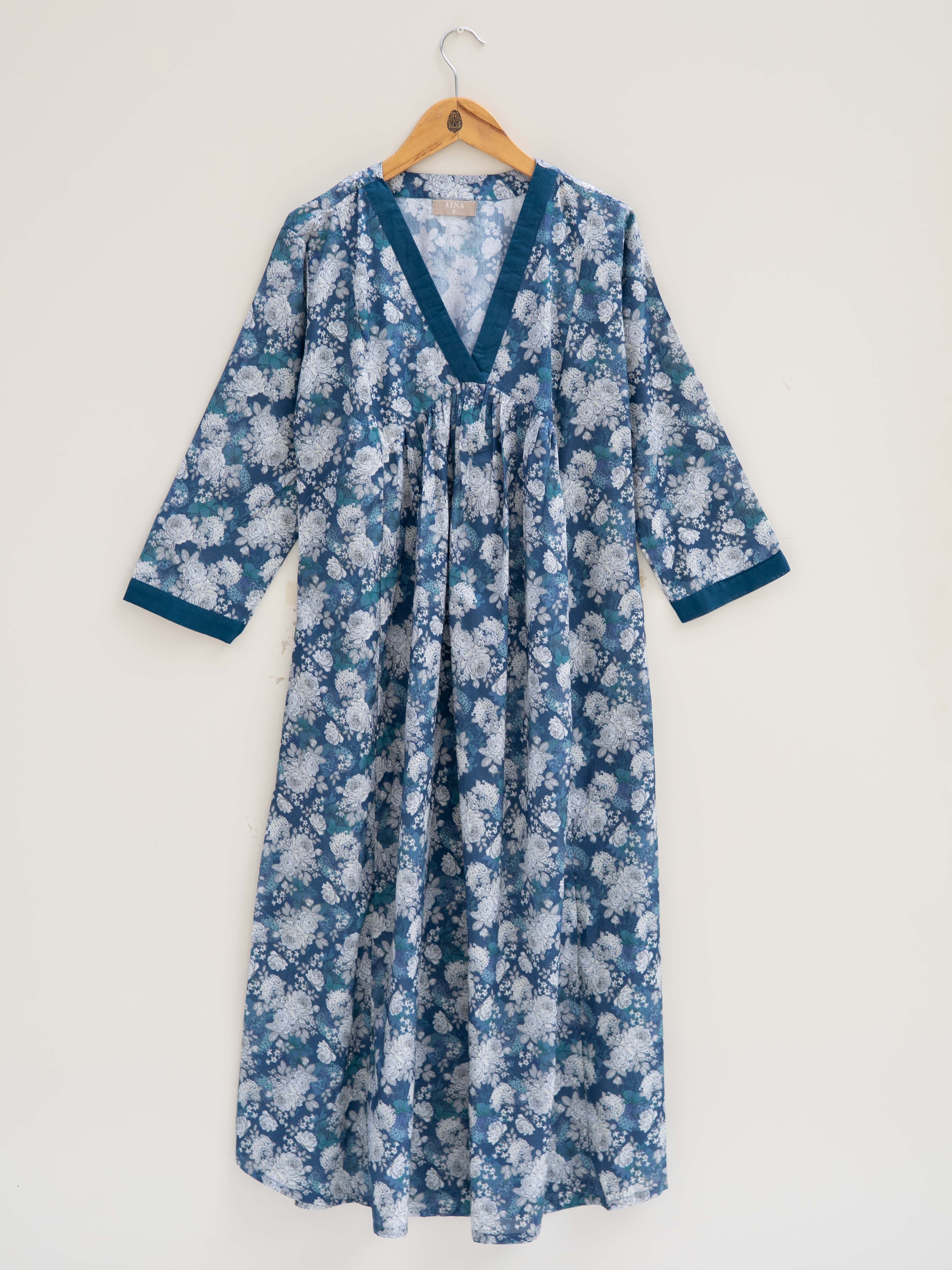 Cotton Digital Print A-Line Kurta