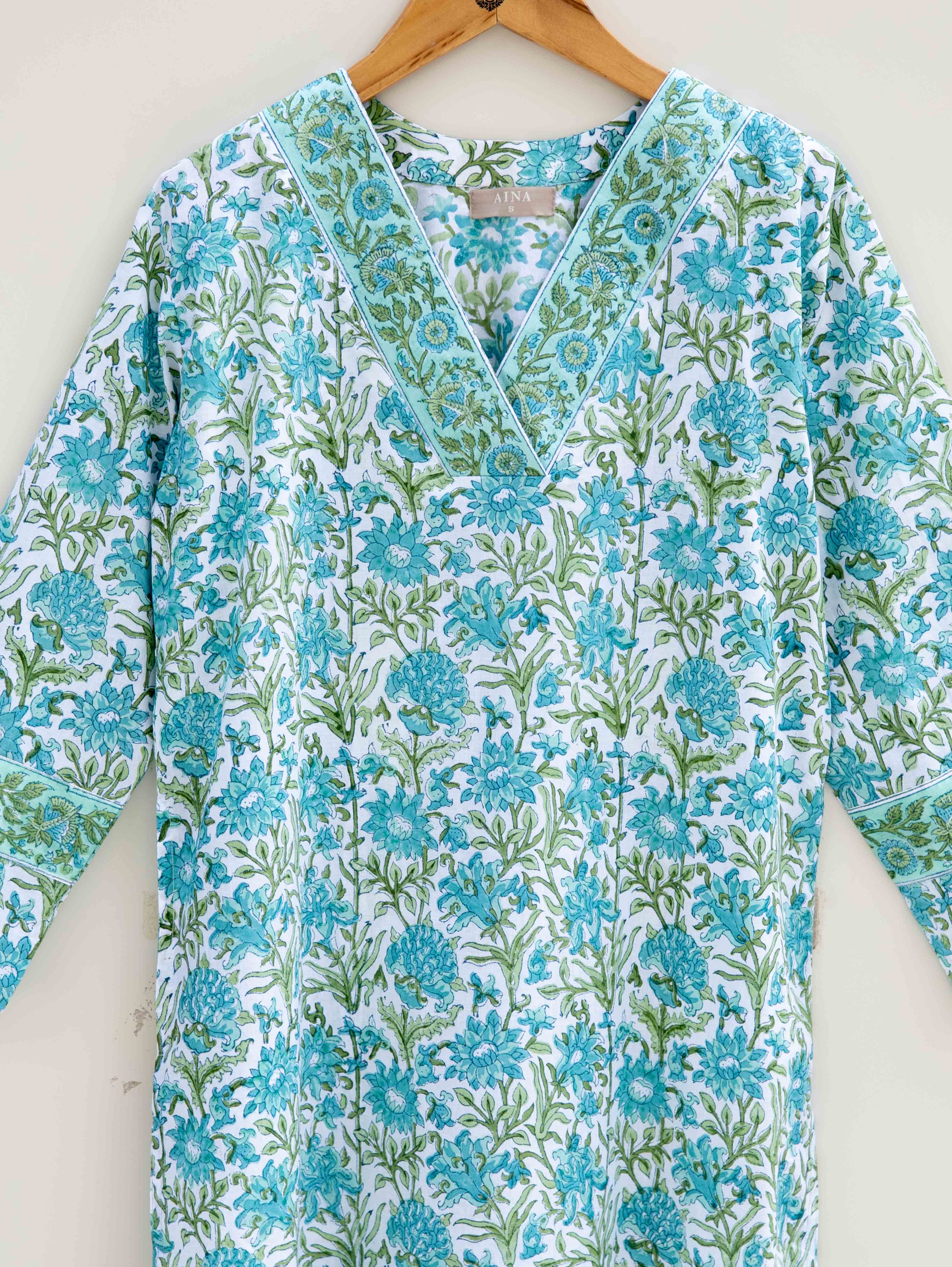 Cotton Printed Straight Kurta