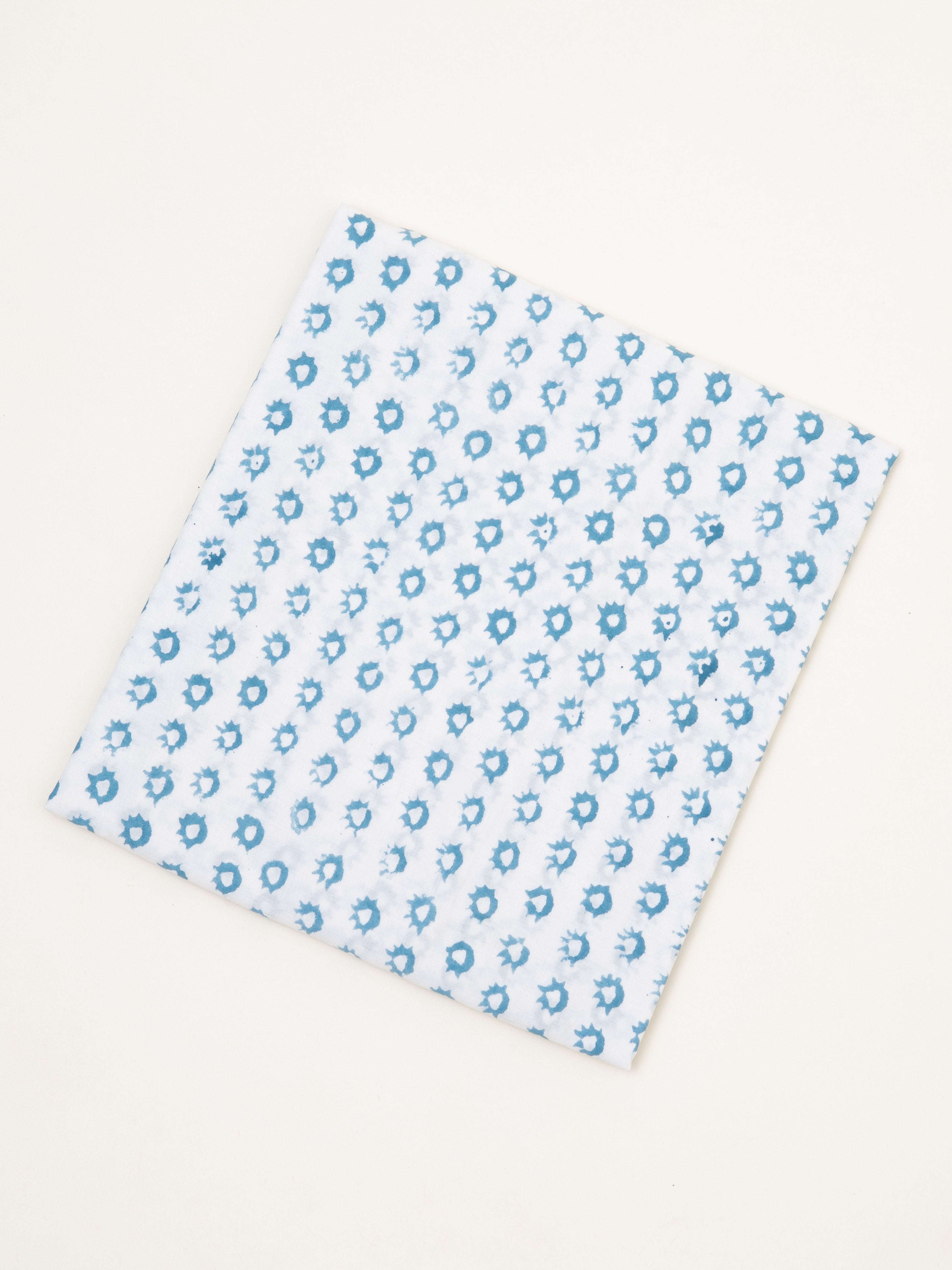 Cotton Block Printed Unstitched Suit Set - 3 Piece