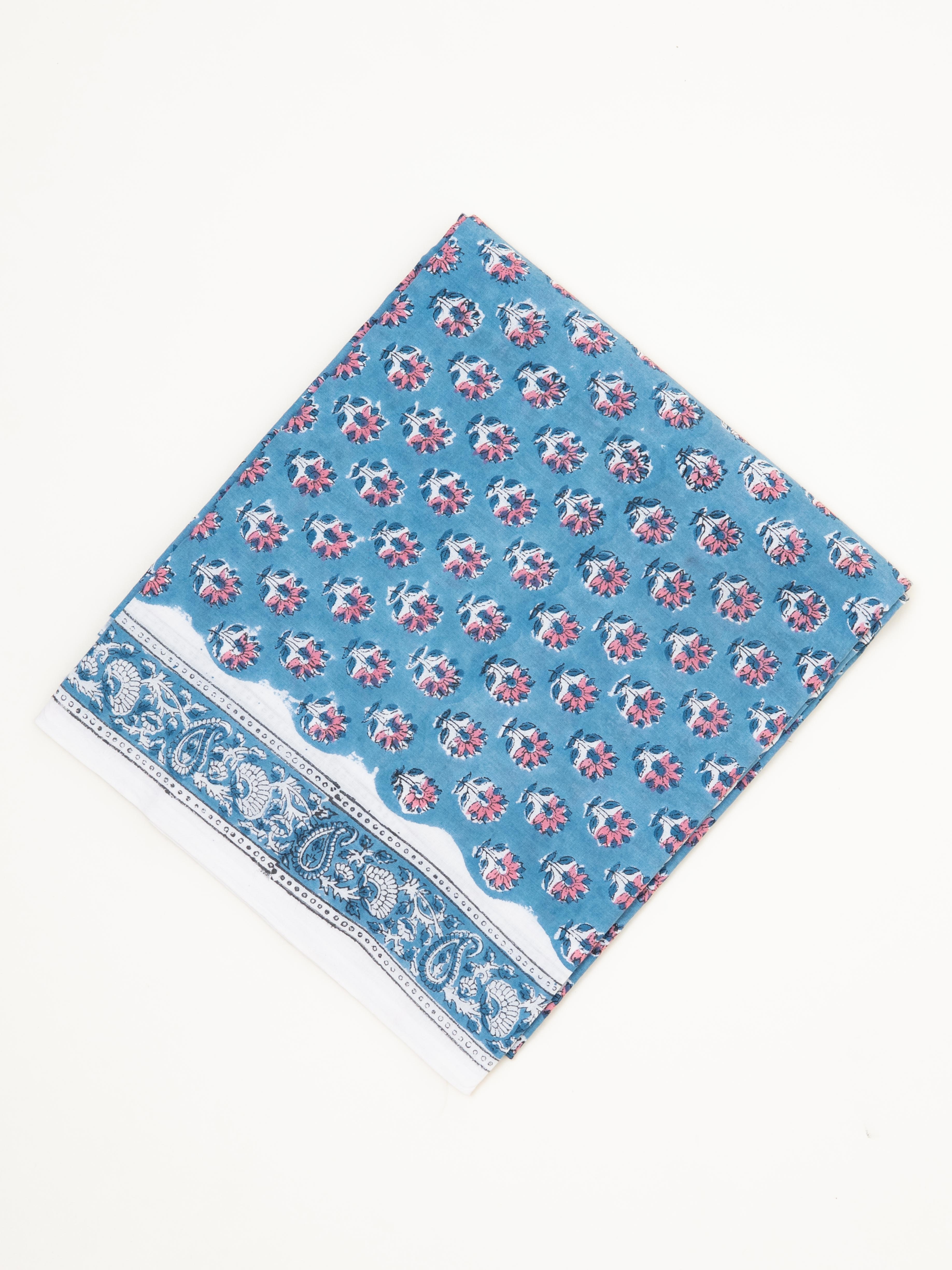 Cotton Block Printed Unstitched Suit Set - 3 Piece