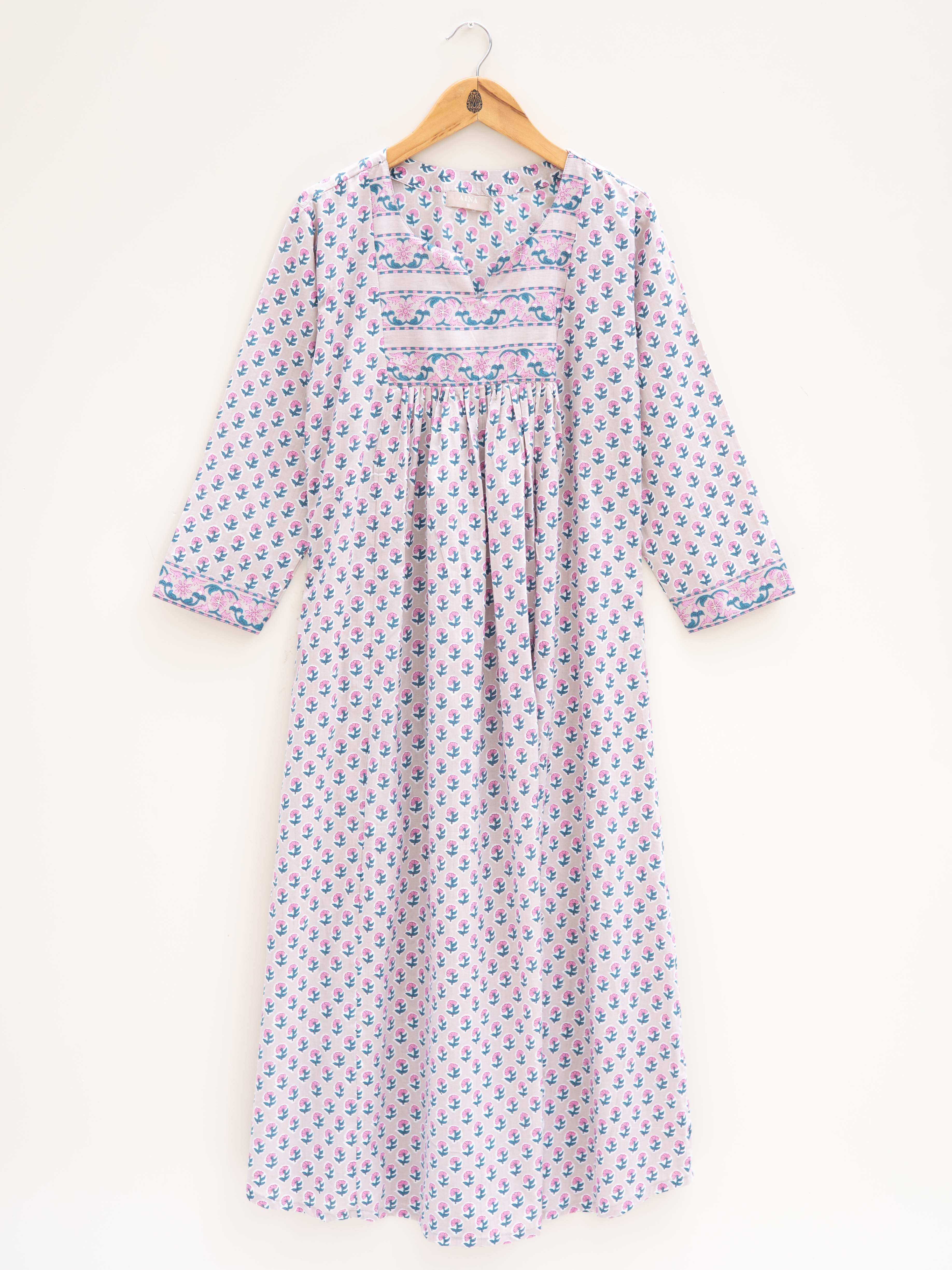 Cotton Printed A Line Kurta
