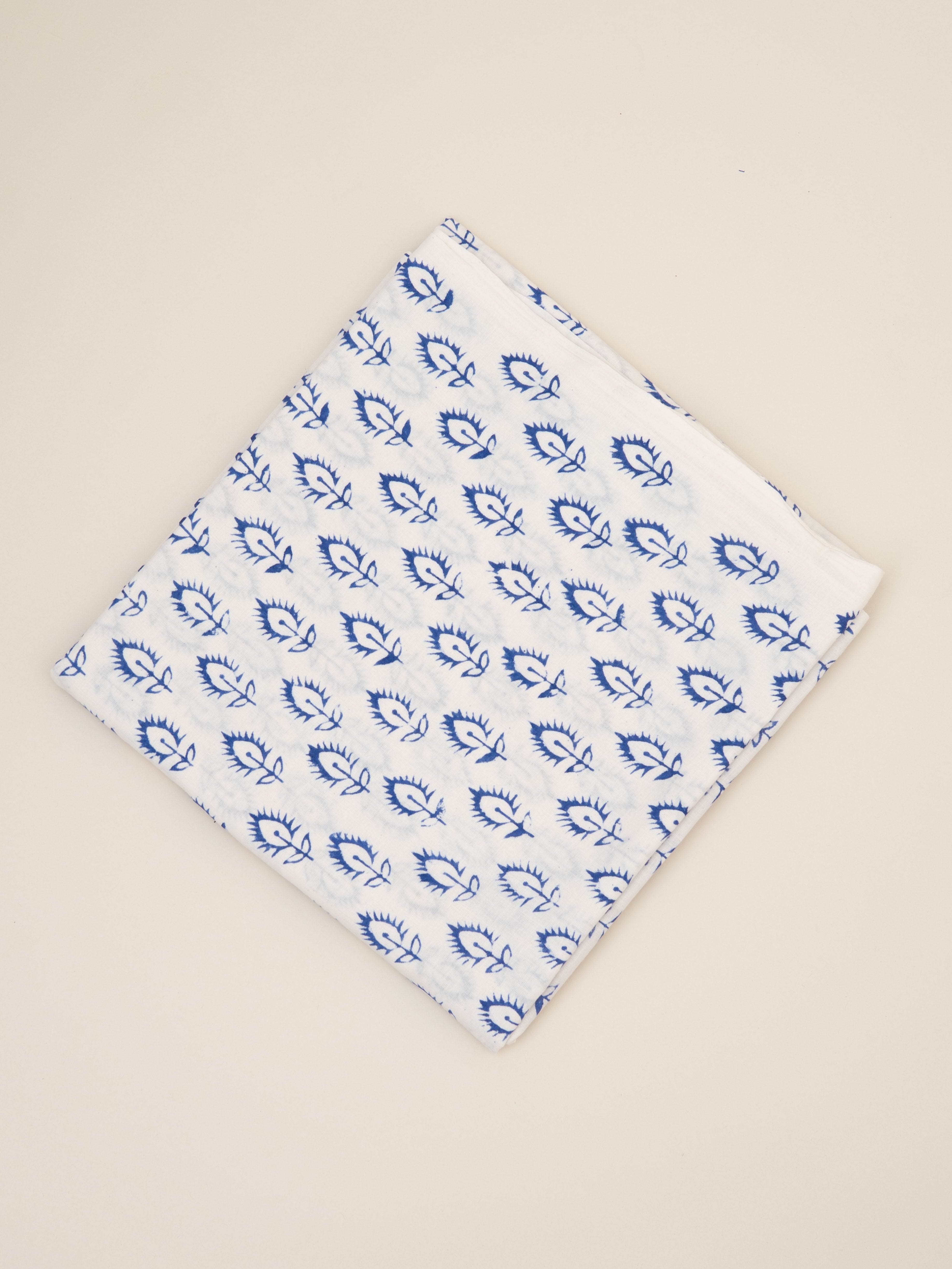 Cotton Block Printed Unstitched Suit Set - 3 Piece