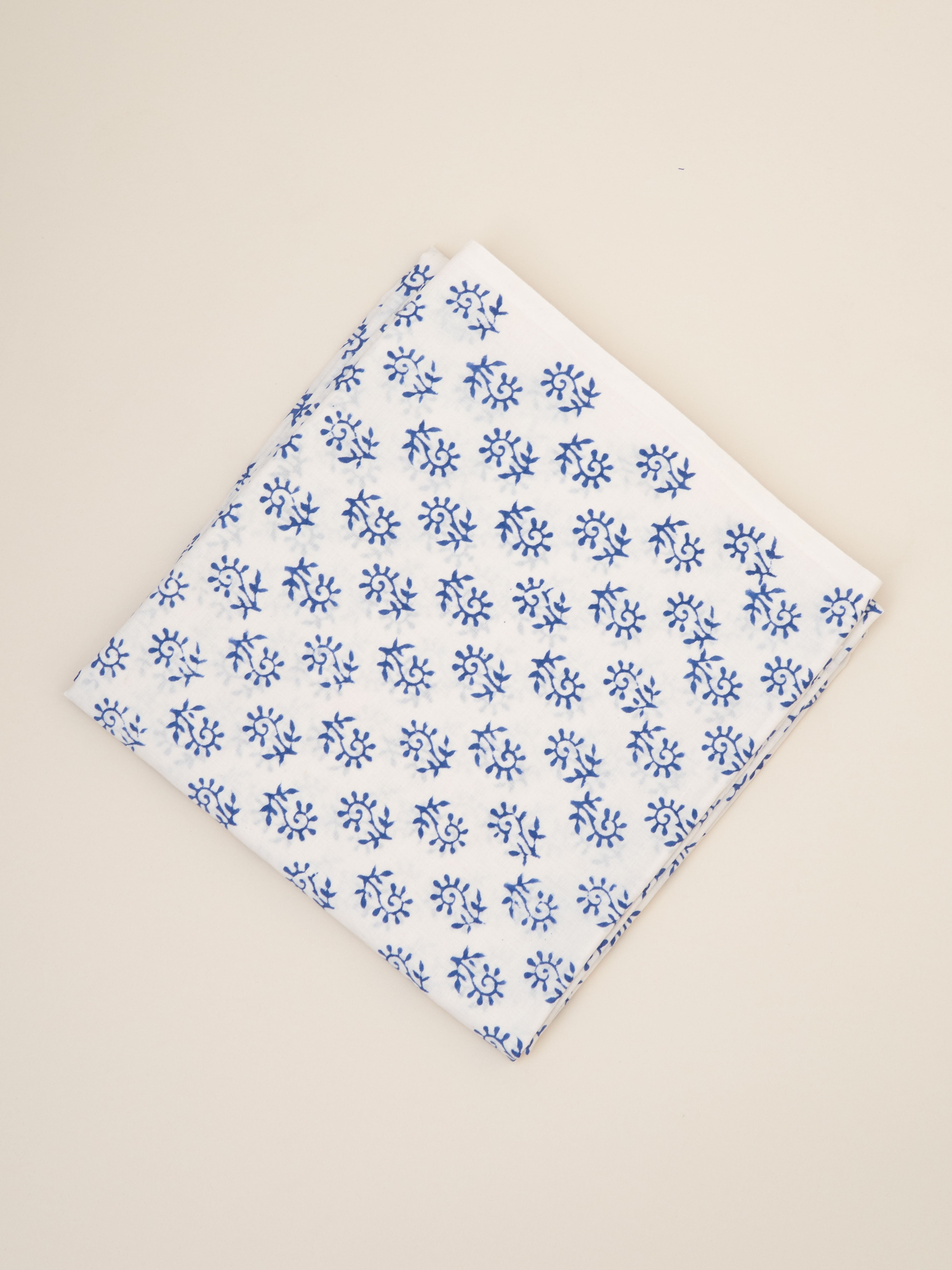 Cotton Block Printed Unstitched Suit Set - 3 Piece