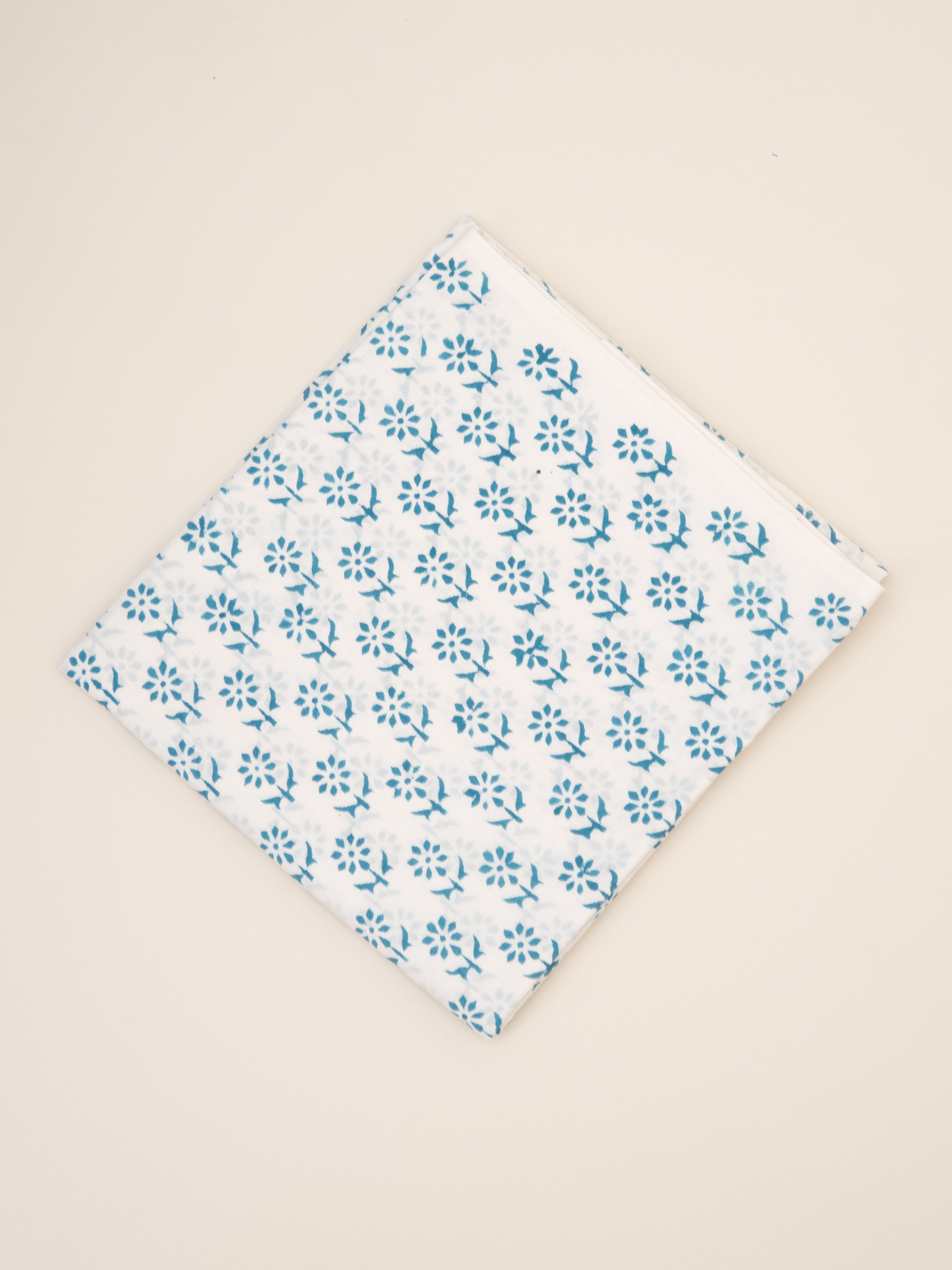 Cotton Block Printed Unstitched Suit Set - 3 Piece