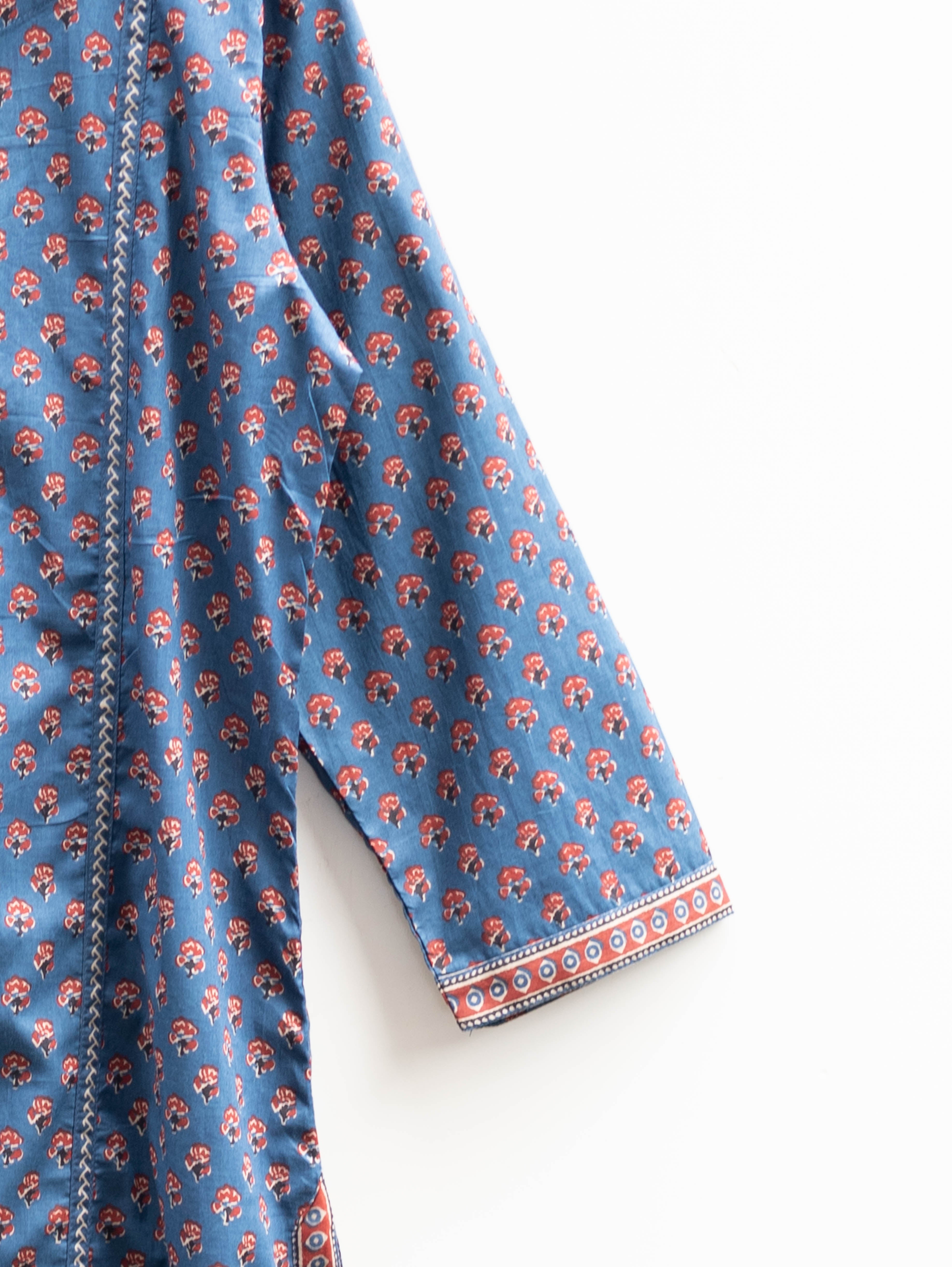 Cotton Printed Straight Kurta