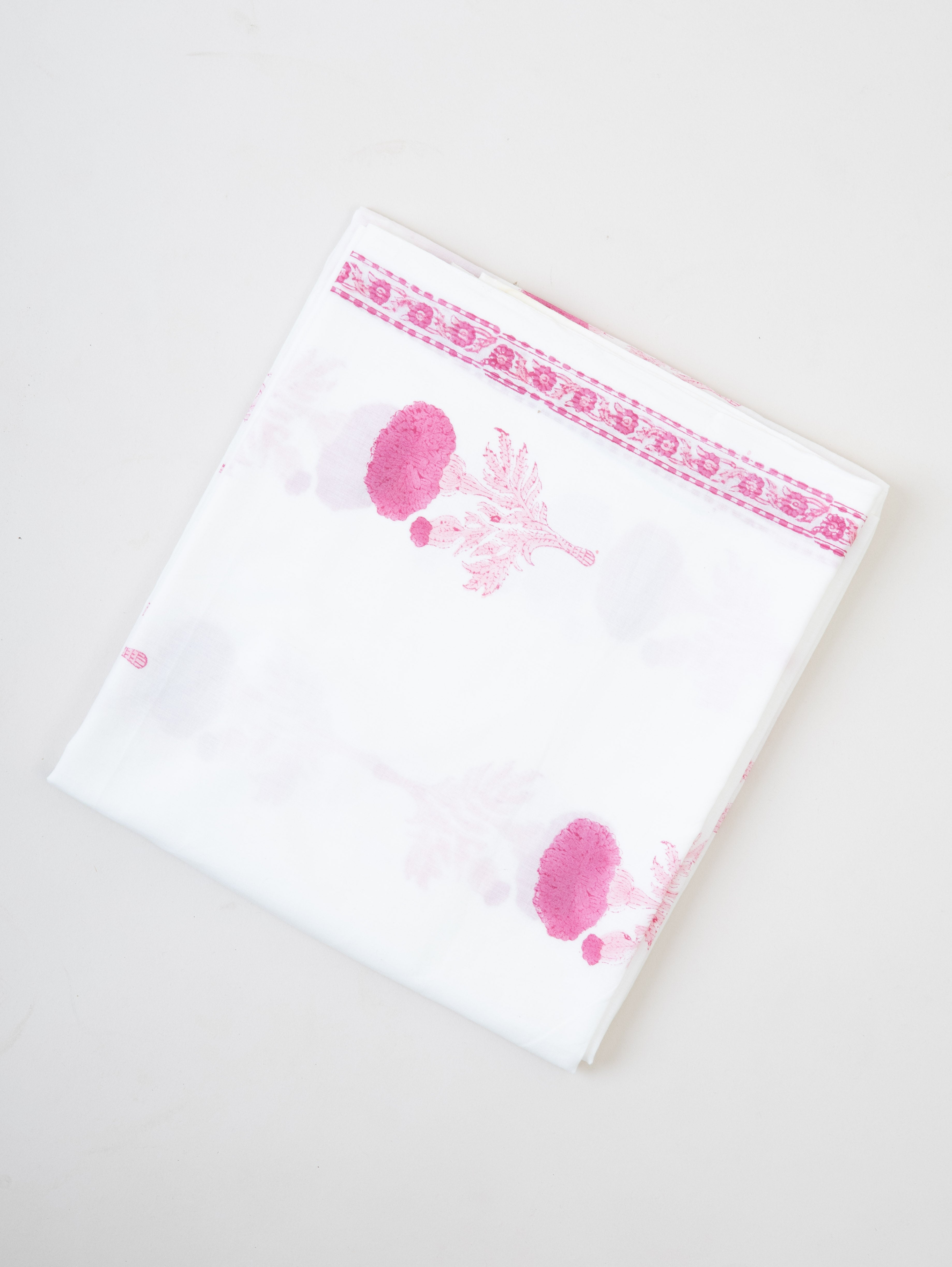 Cotton Block Printed Unstitched Suit Set - 3 Piece