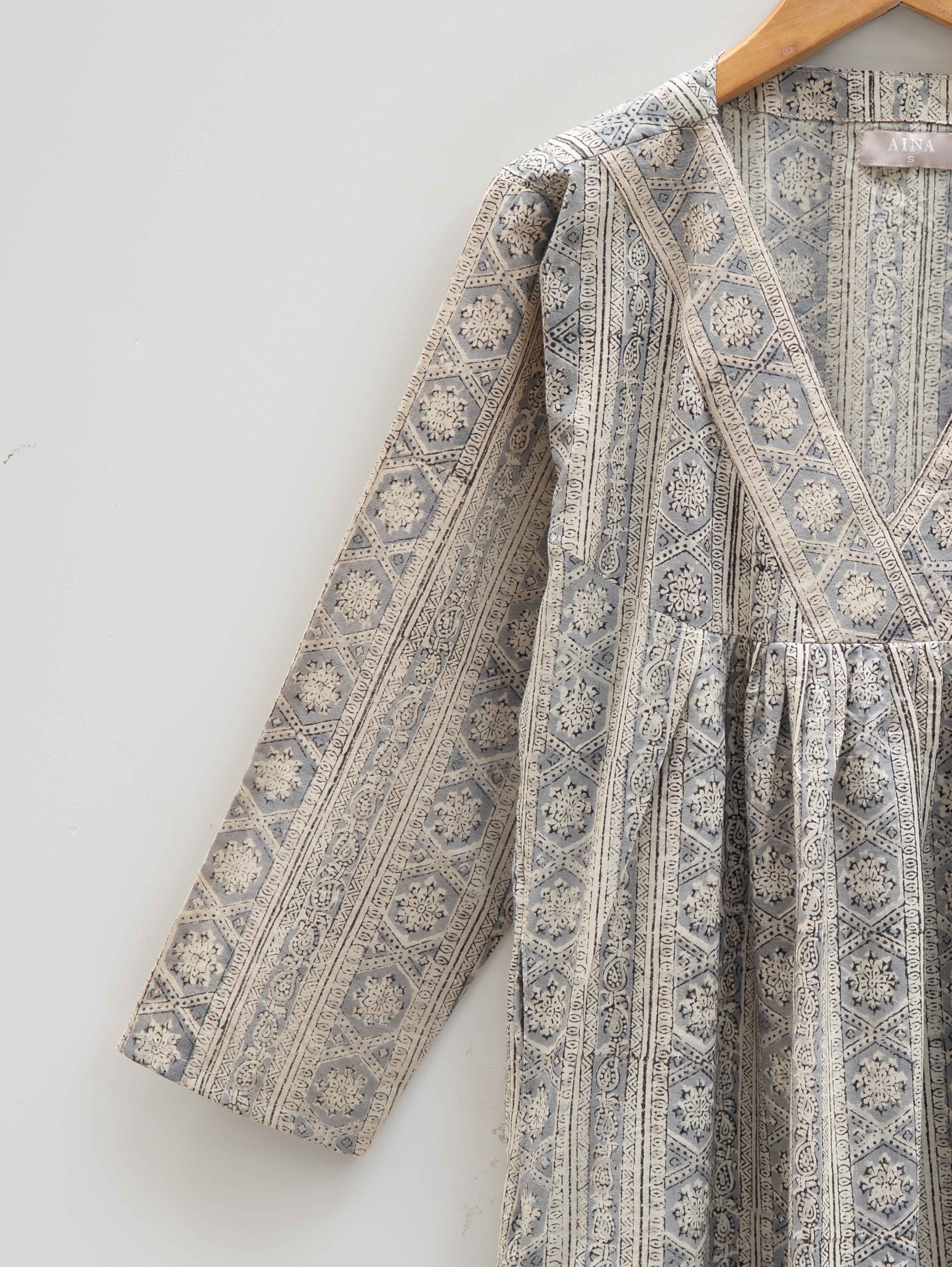 Cotton Kalamkari Block Printed Straight Kurta