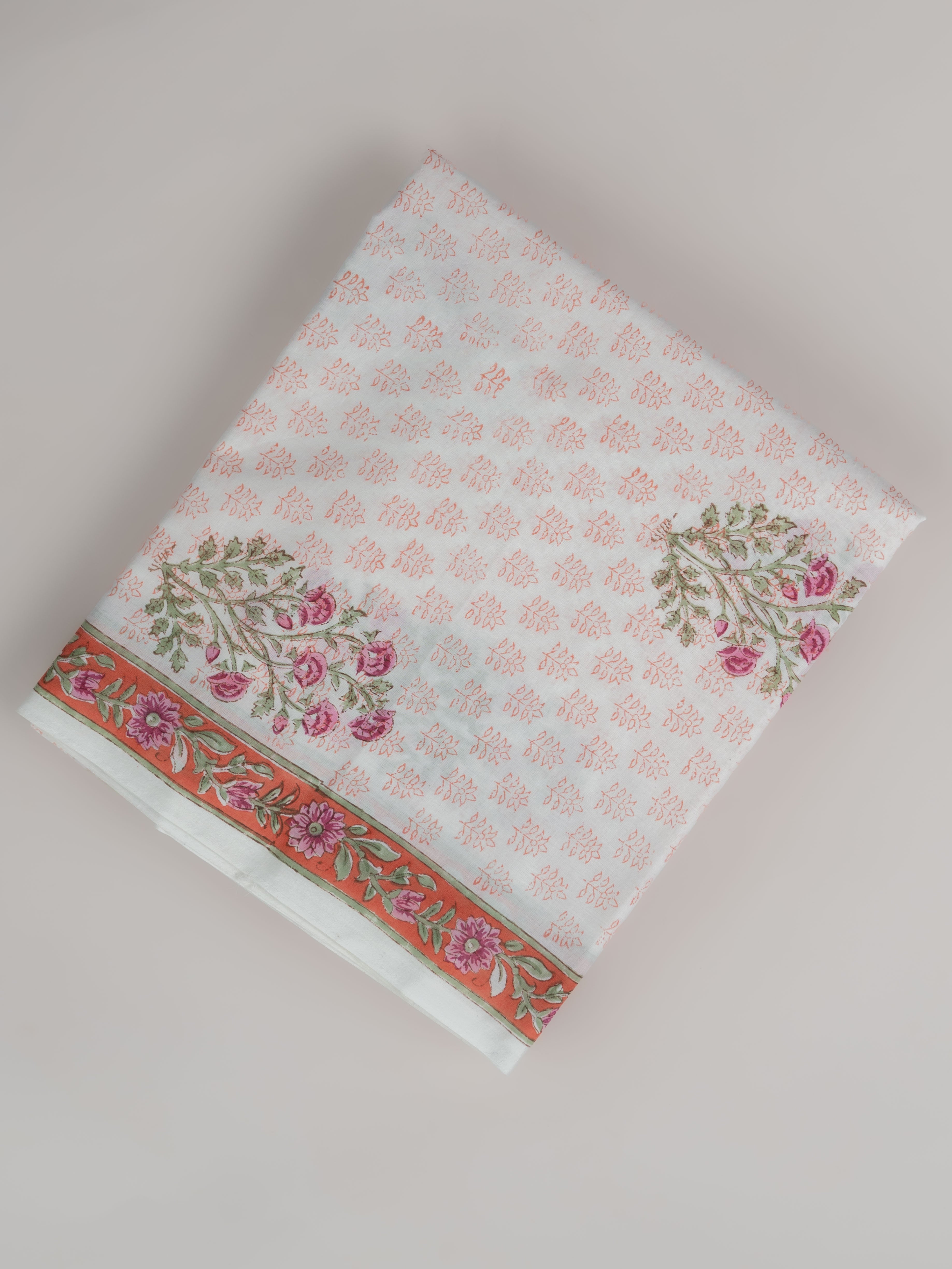 Helga Cotton Block Printed Unstitched Suit Set - 3 Piece