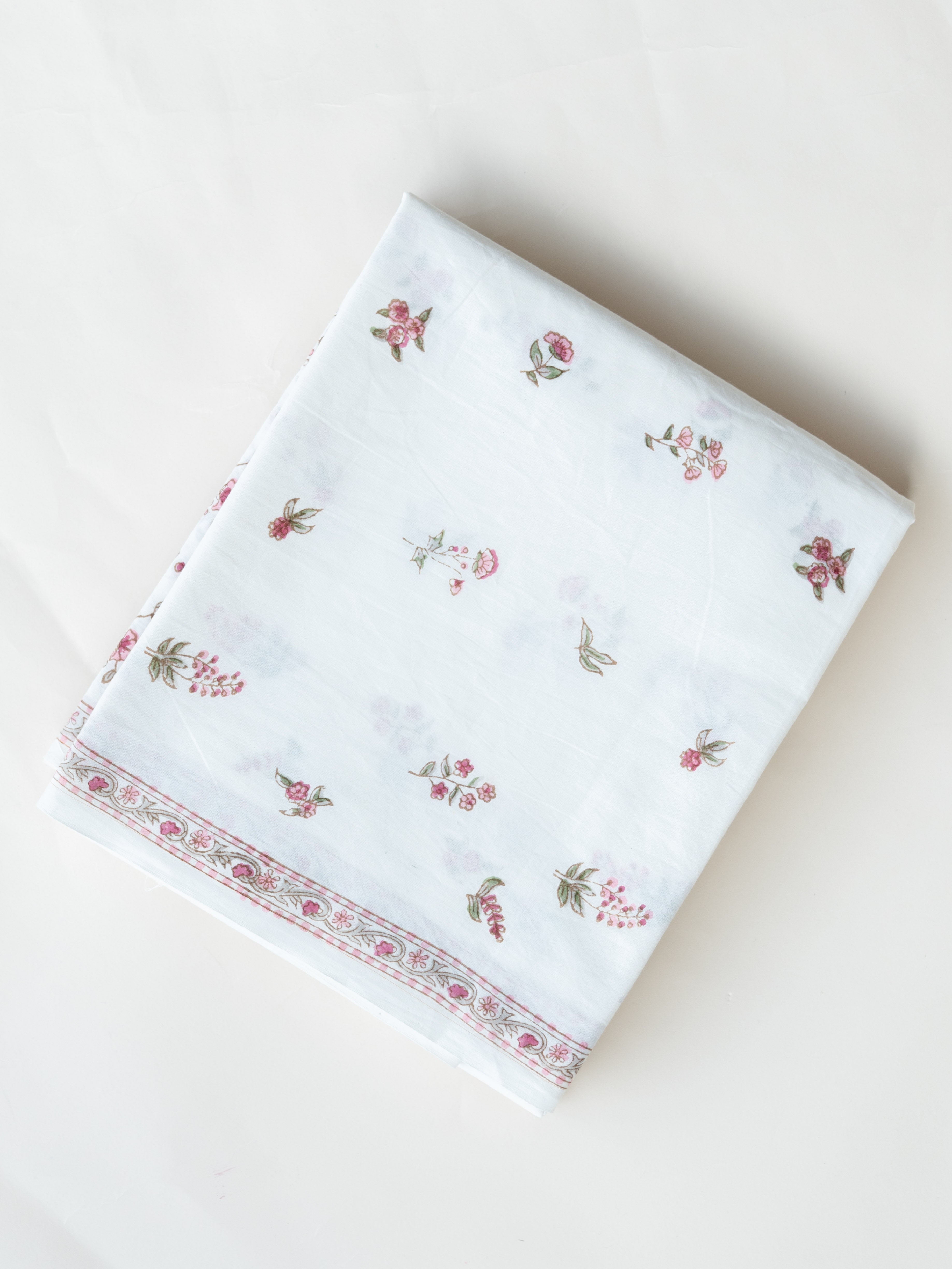 Ravina Cotton Block Printed Unstitched Suit Set - 3 Piece