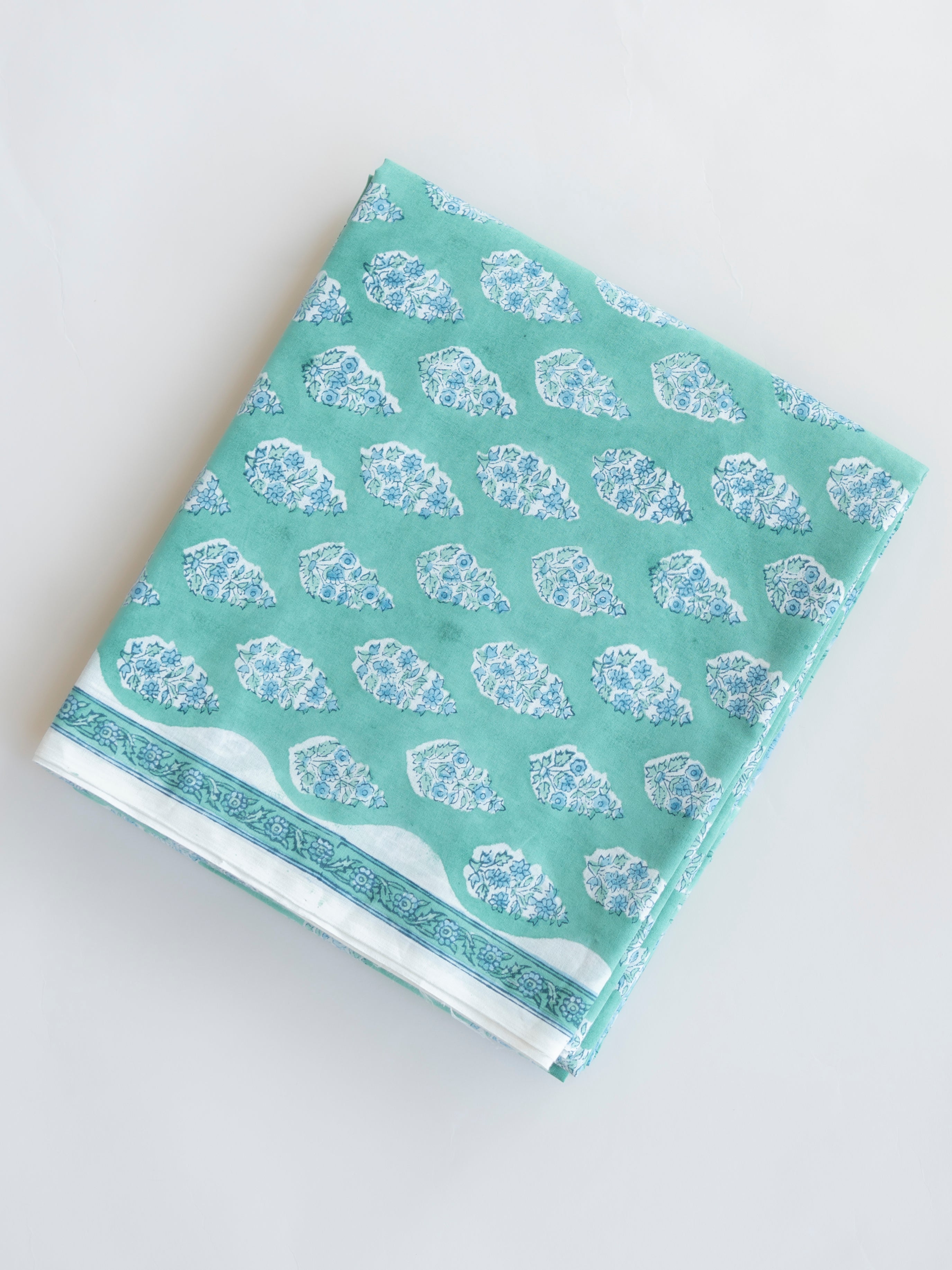 Cotton Block Printed Unstitched Suit Set - 3 Piece