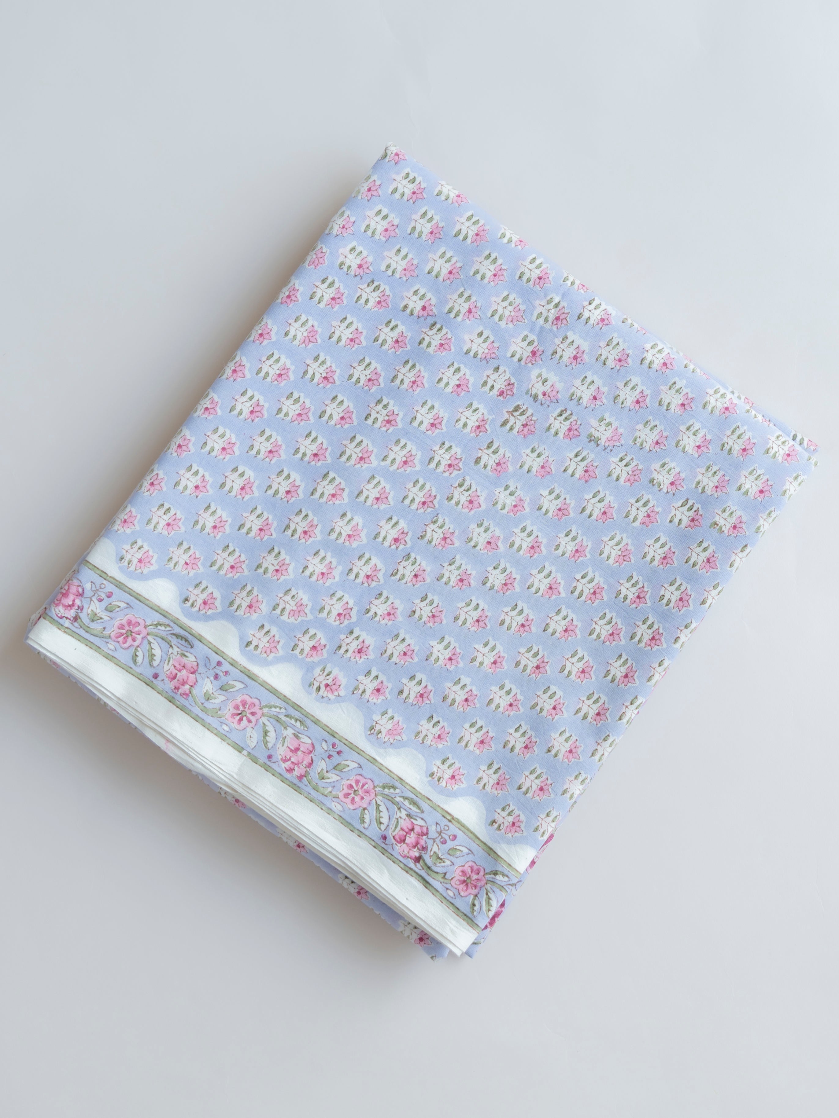 Cotton Block Printed Unstitched Suit Set - 3 Piece