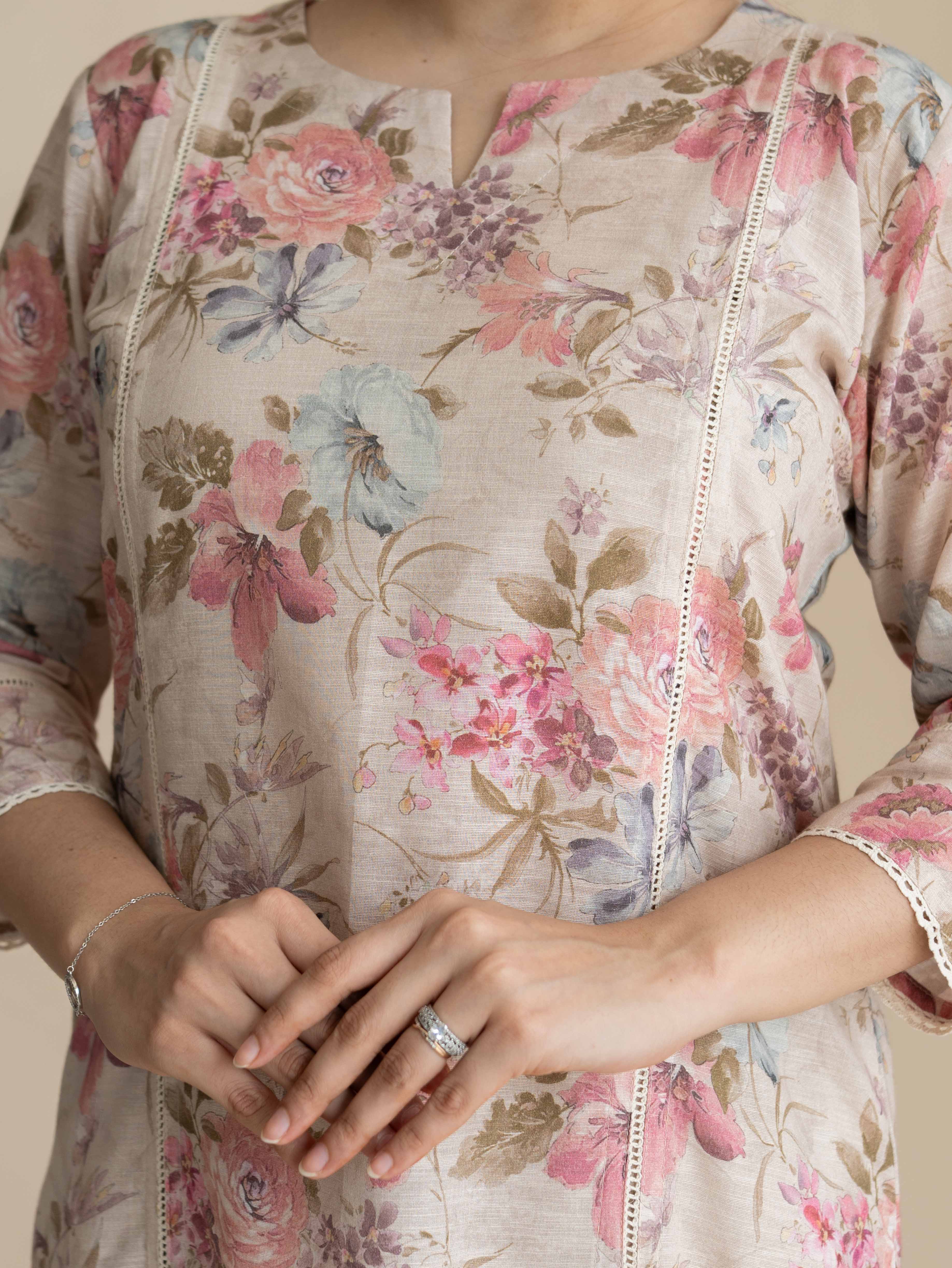 Alka Cotton Digital Printed Straight Suit Set