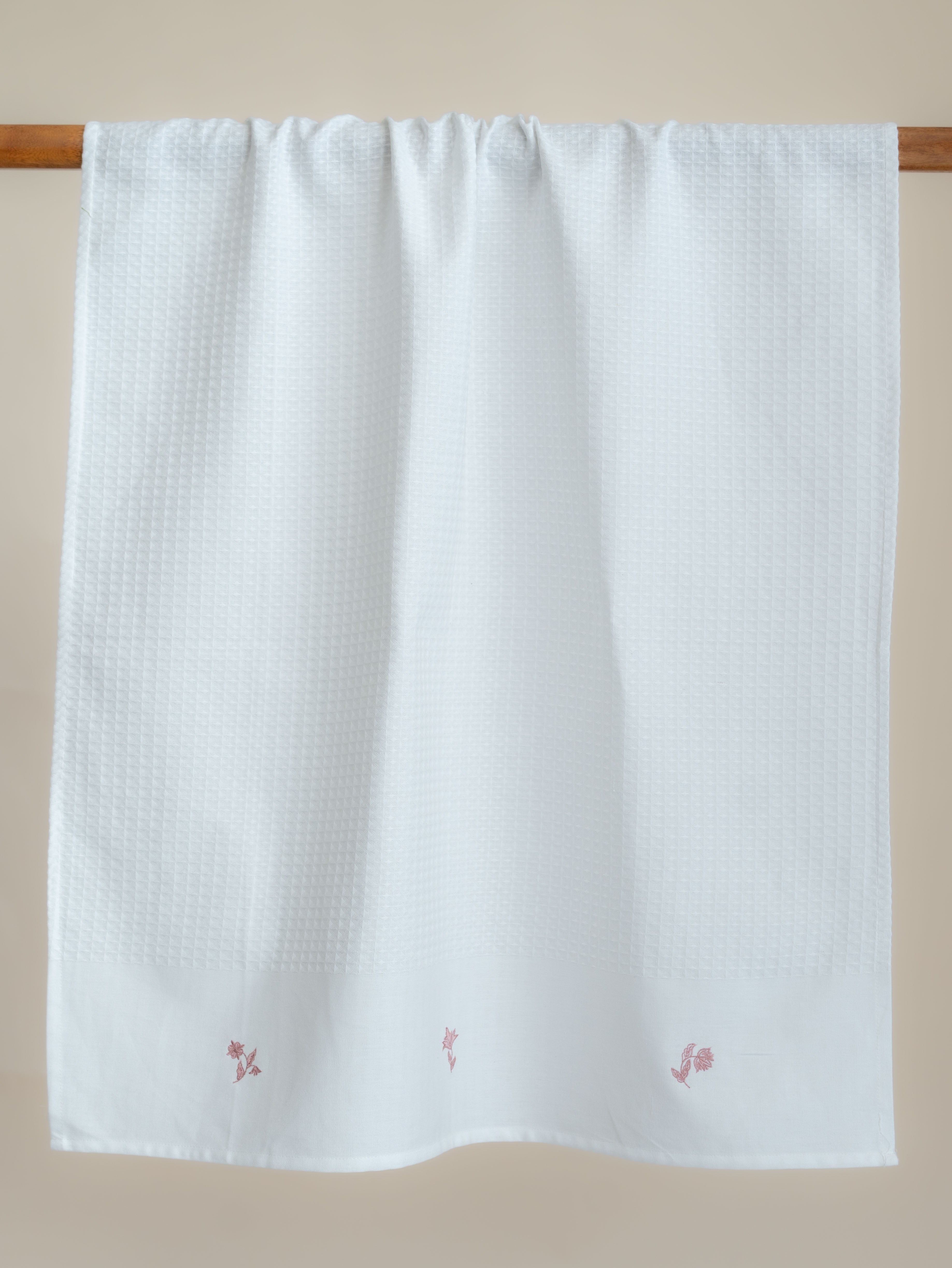 Haya Cotton Embroidered Bath Towel
