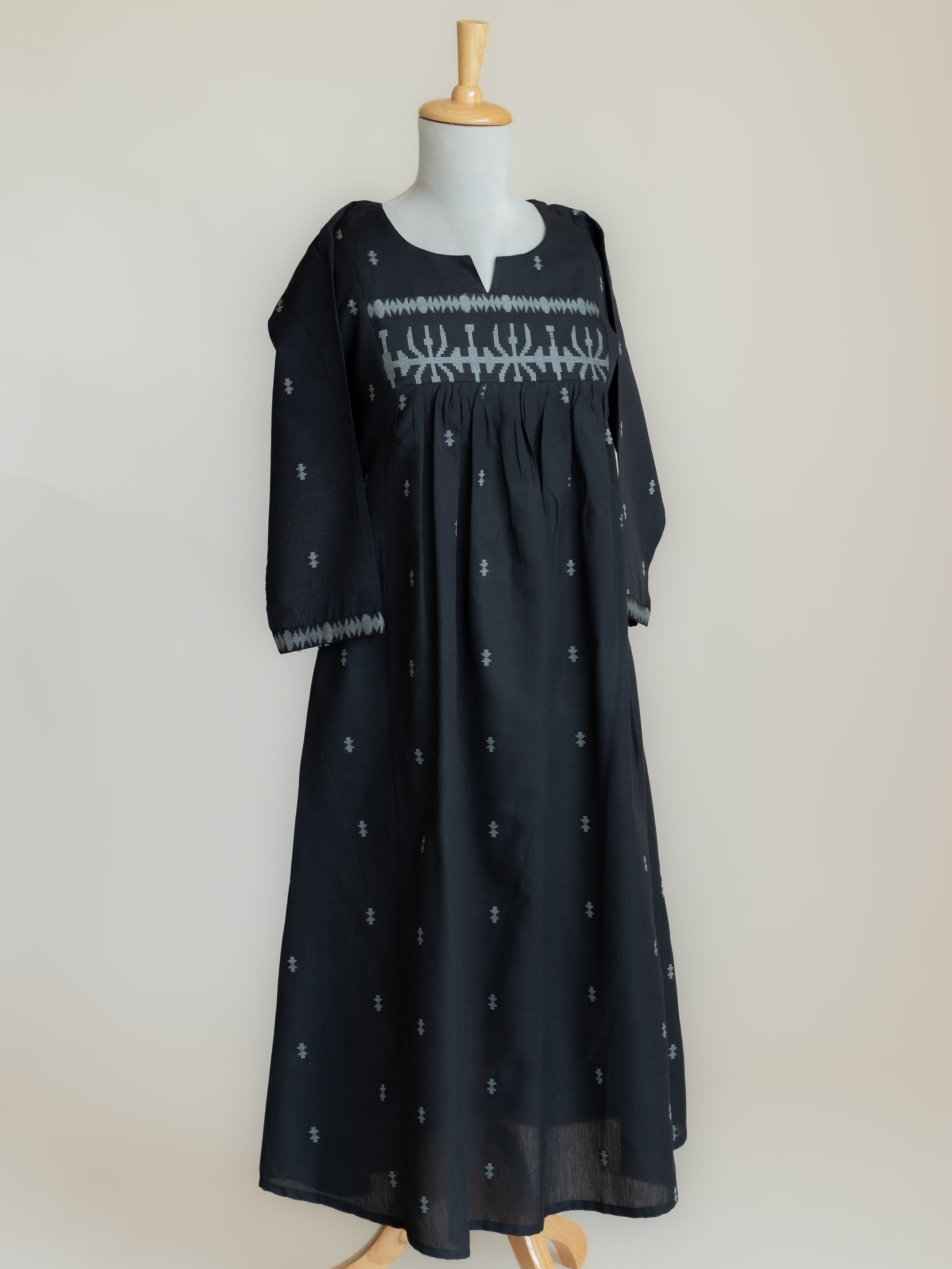 Inaya Cotton Jamdani A-Line Kurta