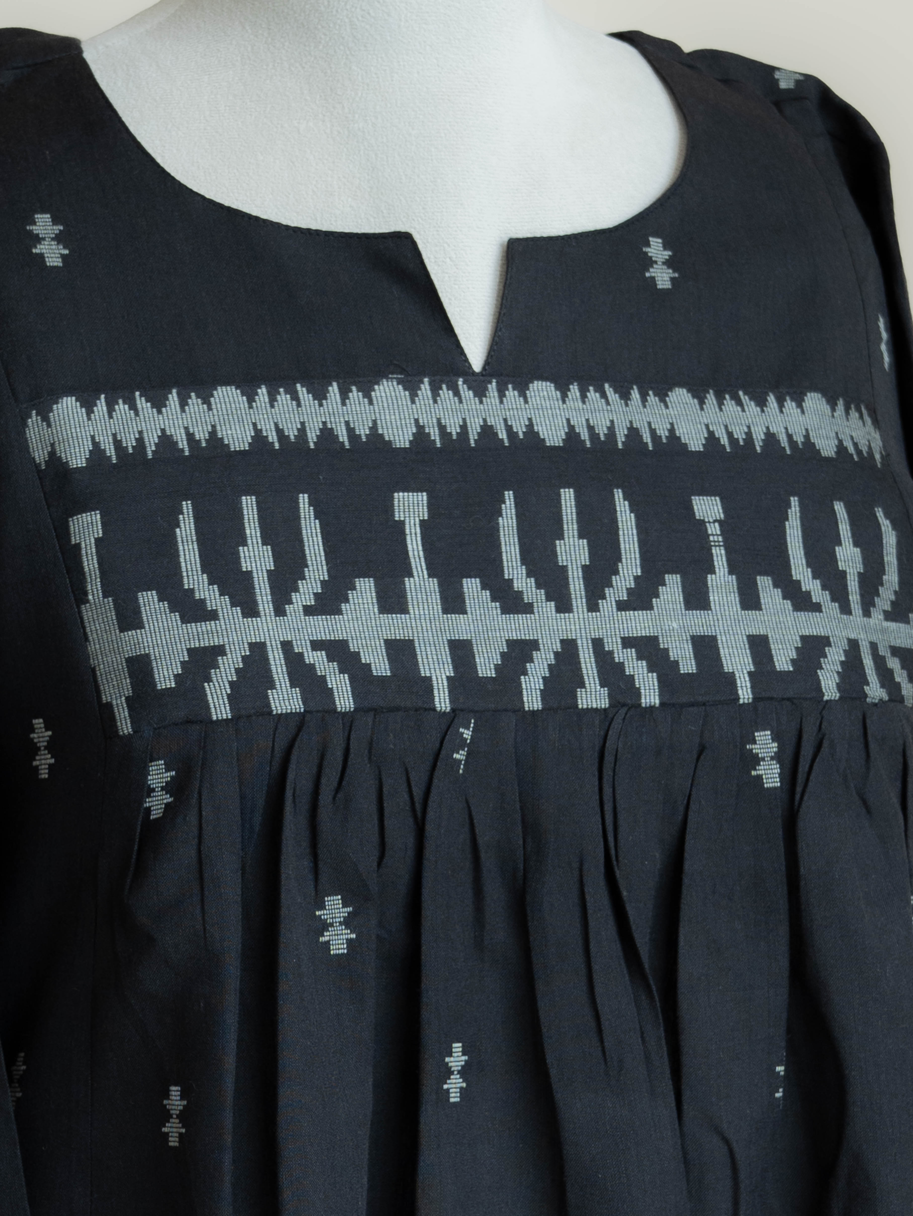Inaya Cotton Jamdani A-Line Kurta