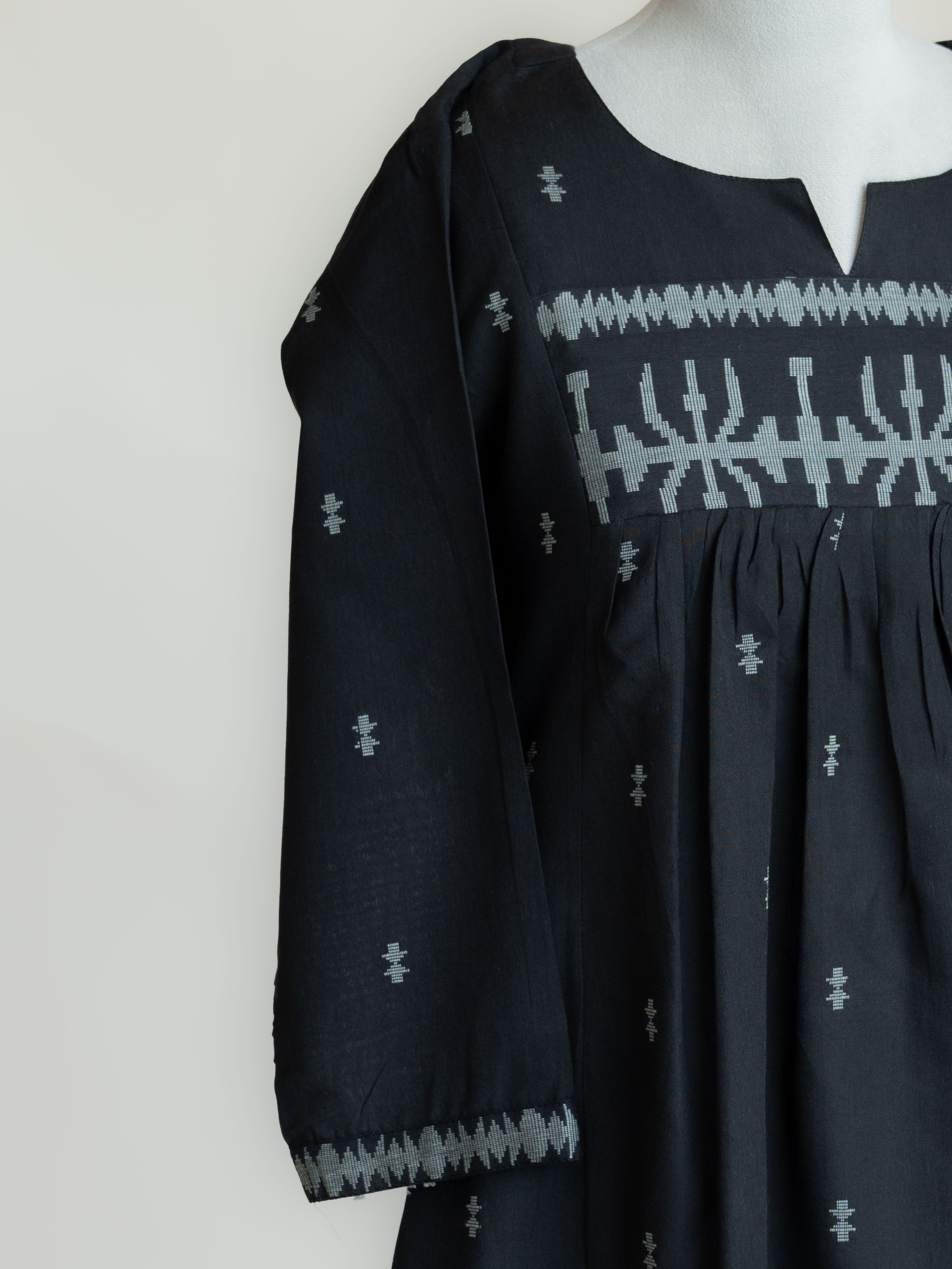 Inaya Cotton Jamdani A-Line Kurta
