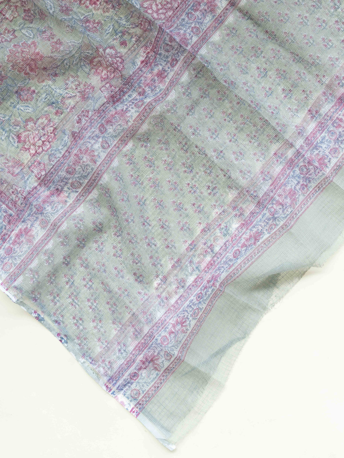 Zana Cotton Block Printed Unstitched Suit Set - 3 Piece