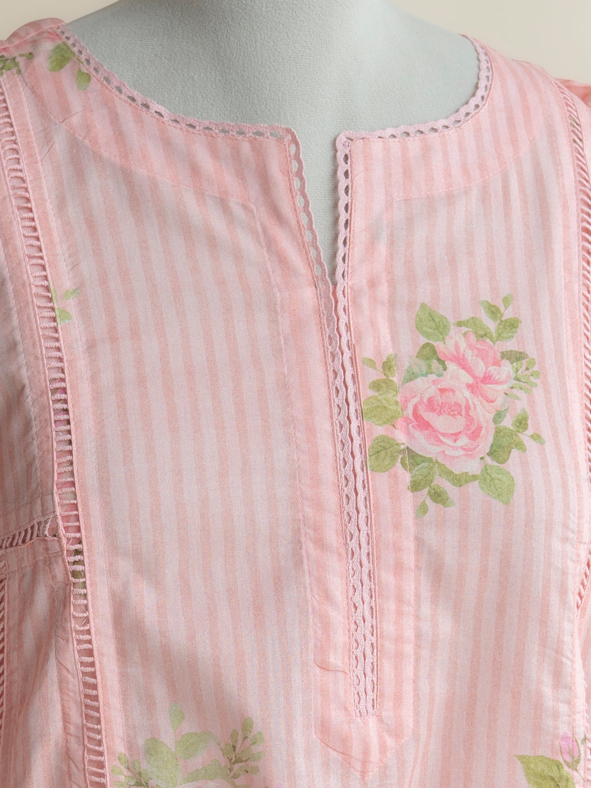 Ahma Cotton Printed A-Line Suit Set