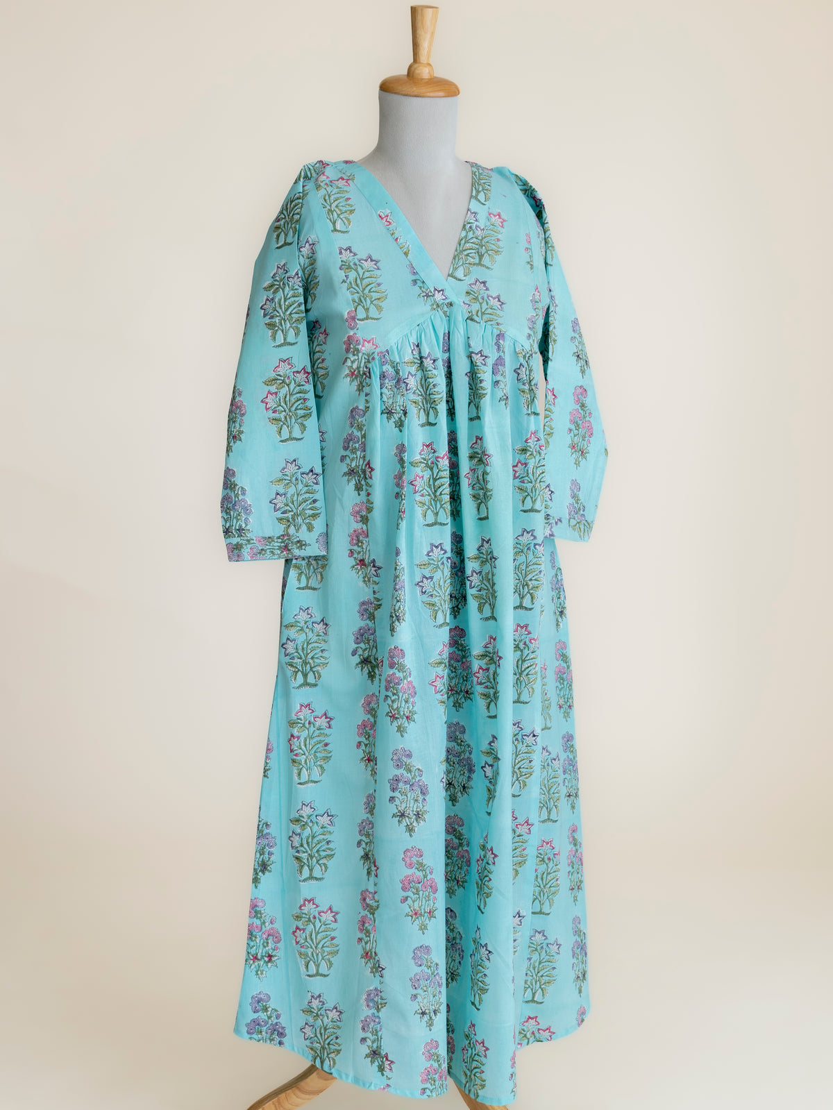 Ariah Cotton Block Printed A-Line Kurta
