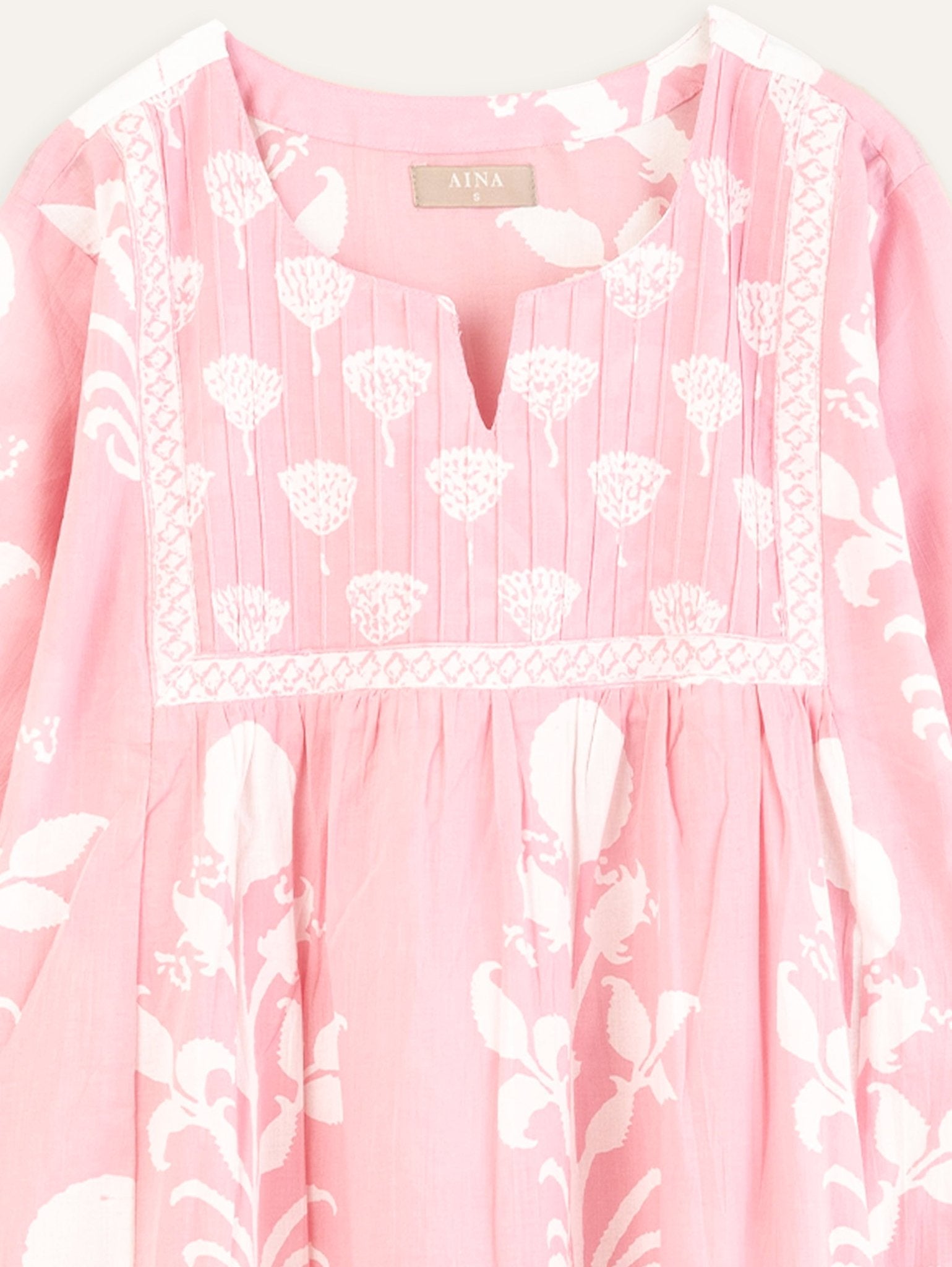 Afra Cotton Discharge Printed A - Line Kurta - AINA