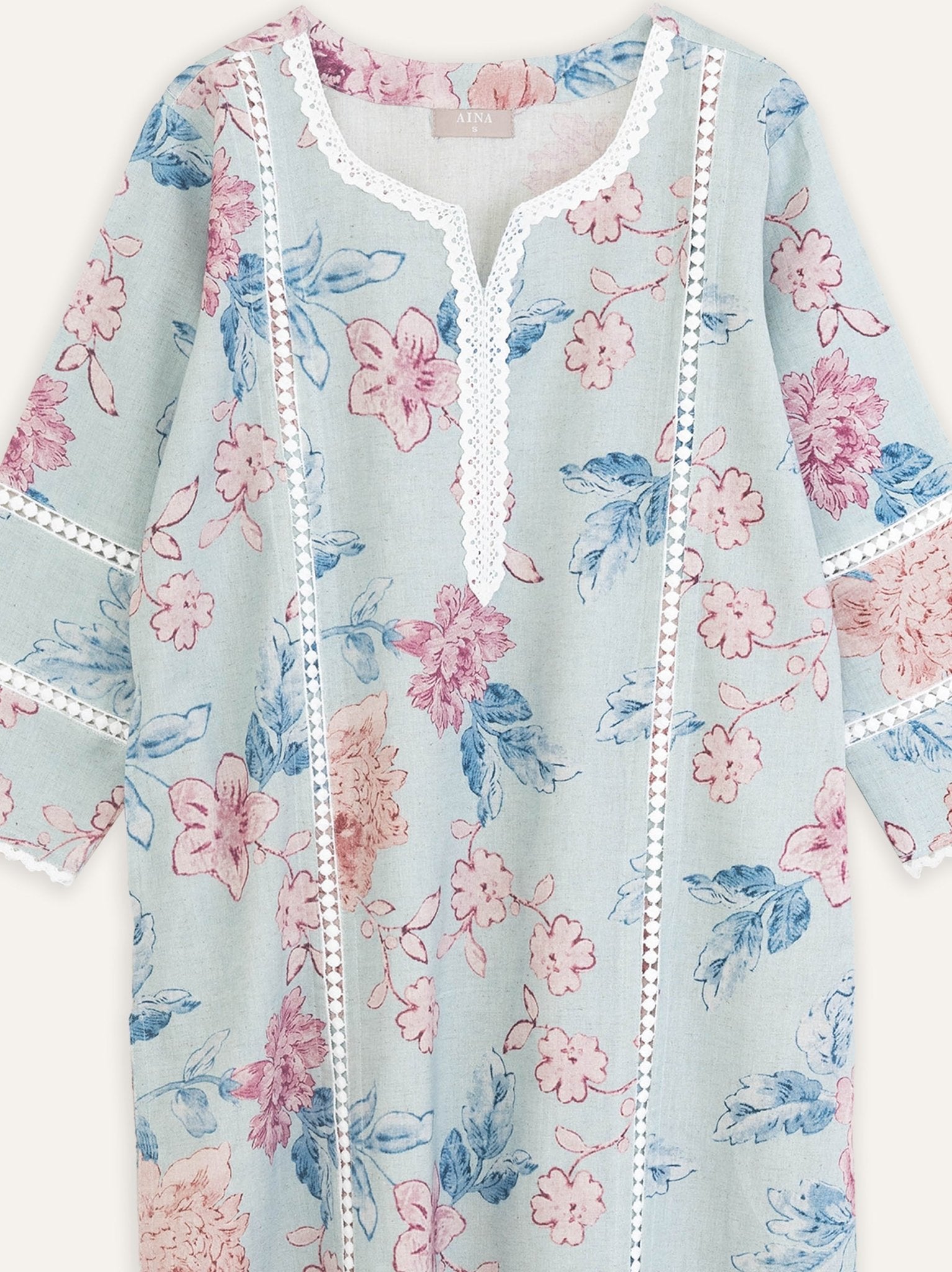 Ahana Cotton Digital Printed Straight Kurta - AINA