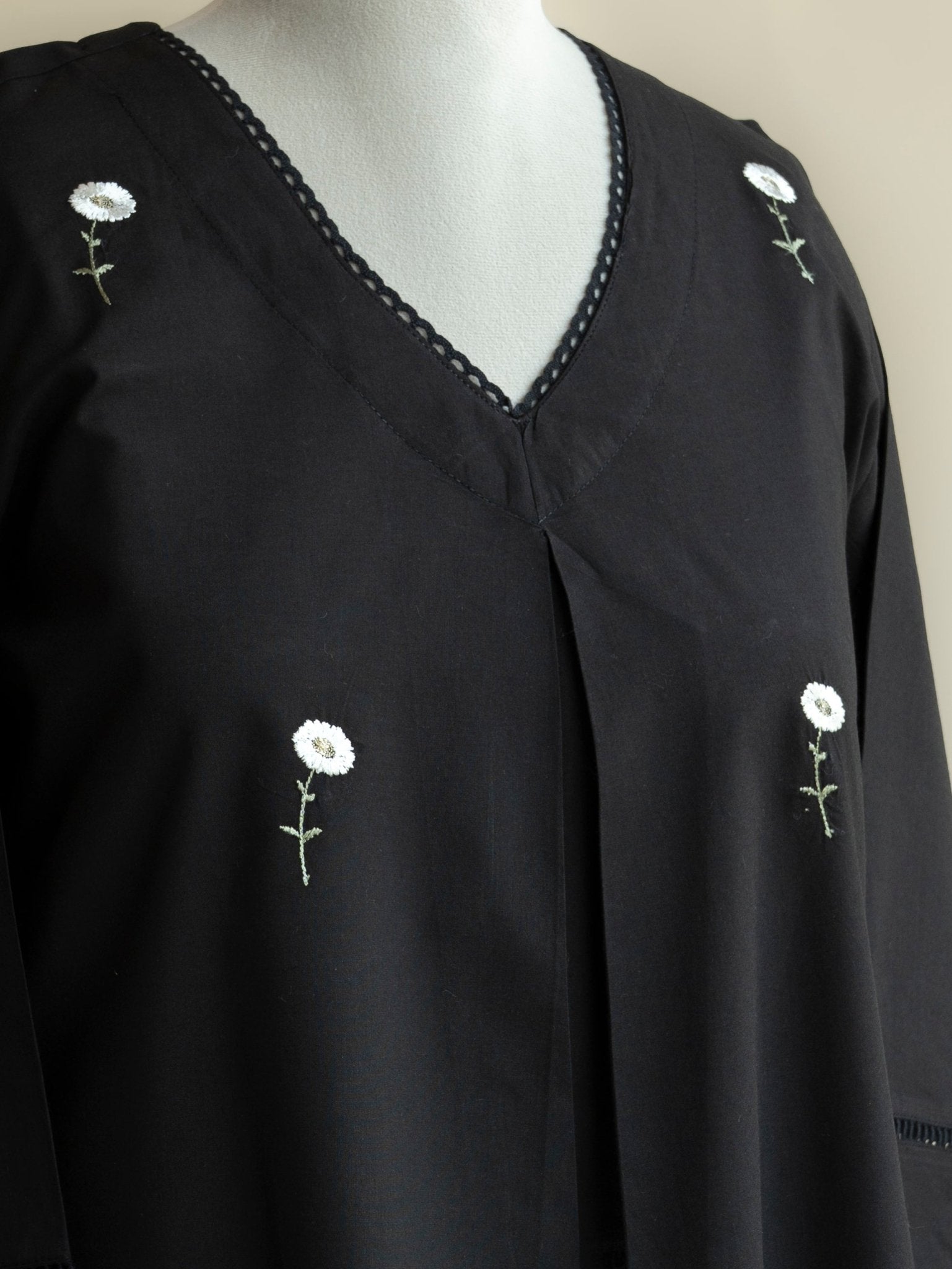 Amaira Cotton Embroidered A - Line Kurta - AINA